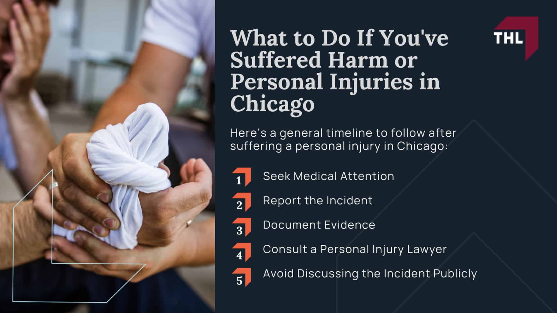 What types of Chicago personal injury claims can TorHoerman Law assist me with; Meet Our Chicago Personal Injury Lawyers; Our Founder and Experienced Chicago Personal Injury Lawyer_ Tor Hoerman; Types of Personal Injury Cases We Handle at TorHoerman Law; The Legal Process for Filing a Personal Injury Case in Chicago, IL; What to Do If You've Suffered Harm or Personal Injuries in Chicago