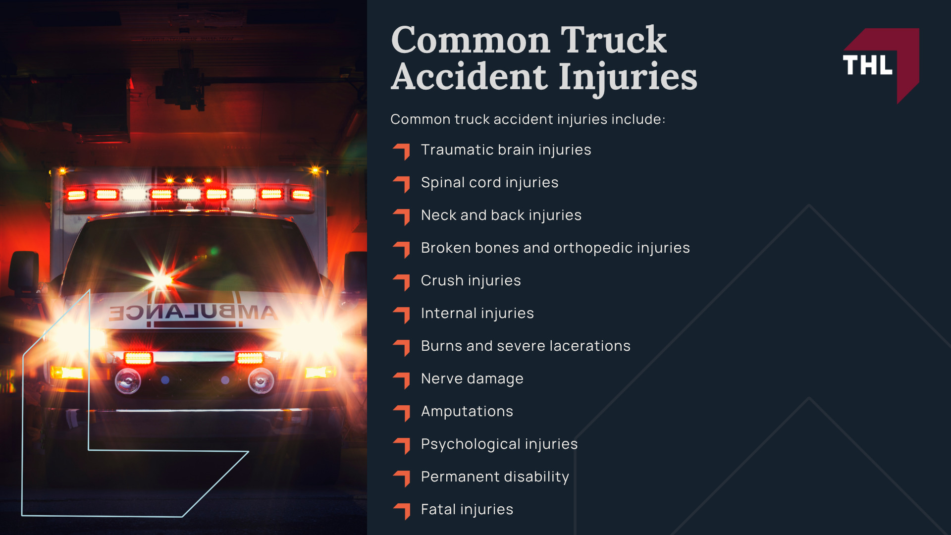What To Do After A Truck Accident In Collinsville; Common Types and Causes of Truck Accidents; Common Truck Accident Injuries