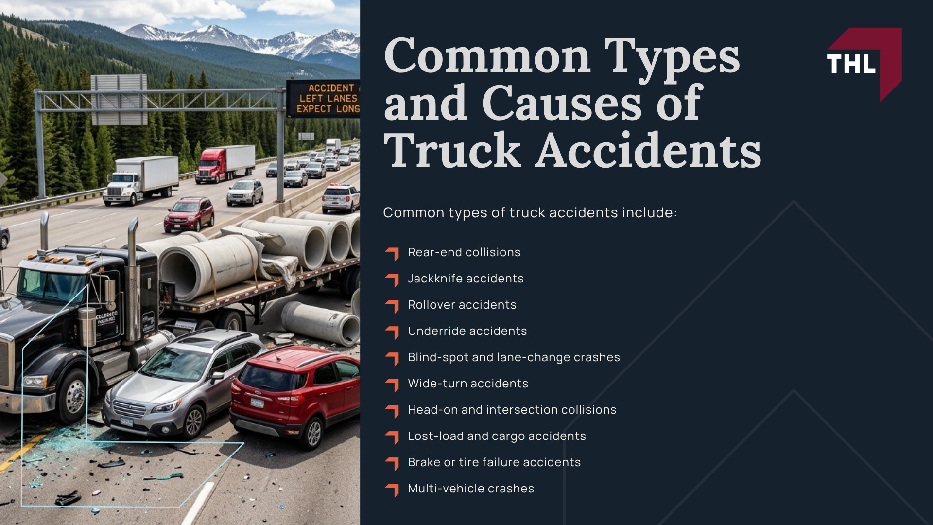 What To Do After A Truck Accident In Collinsville; Common Types and Causes of Truck Accidents