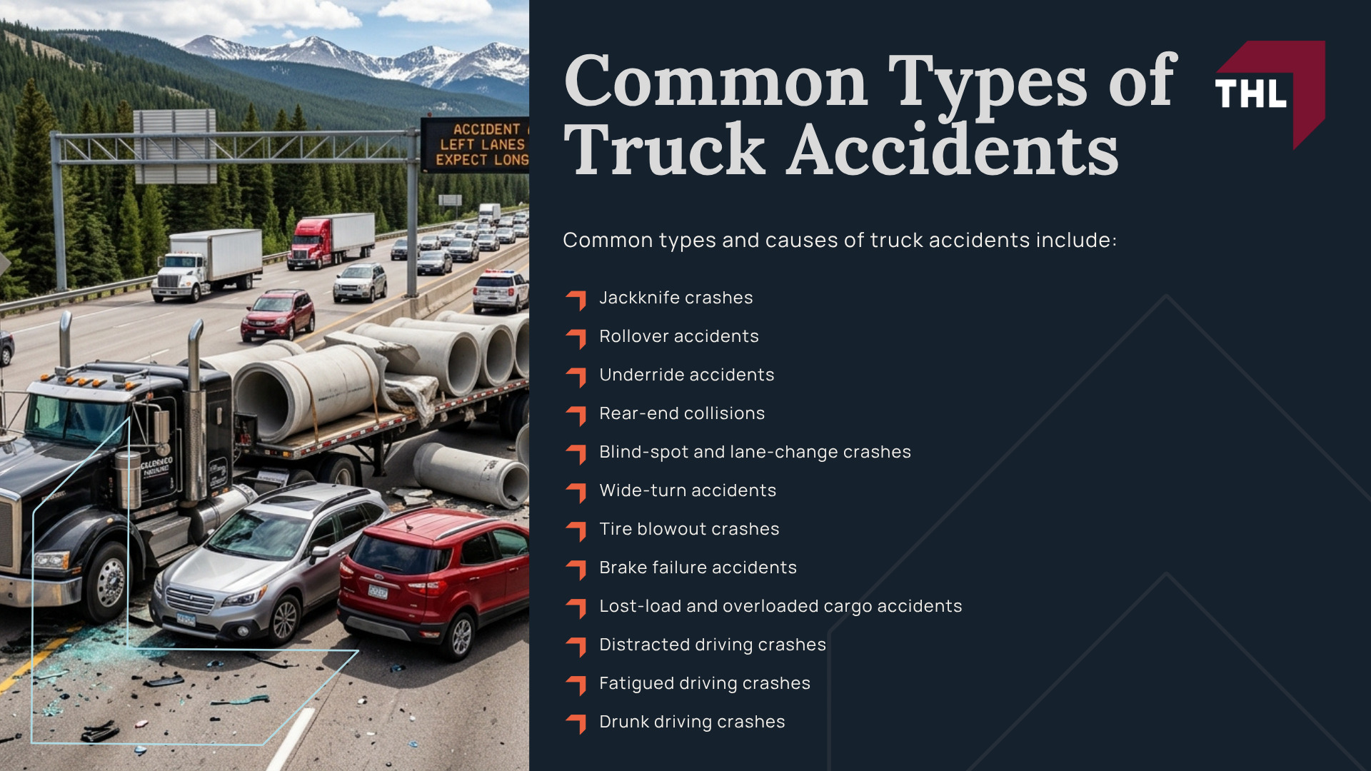 What To Do After A Truck Accident In Glen Carbon; Common Types of Truck Accidents