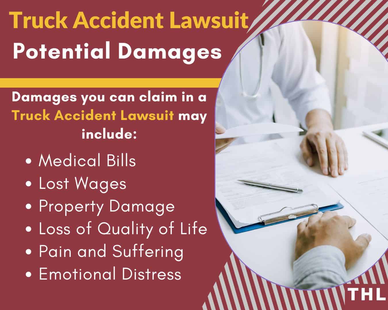 edwardsville truck accident potential damages