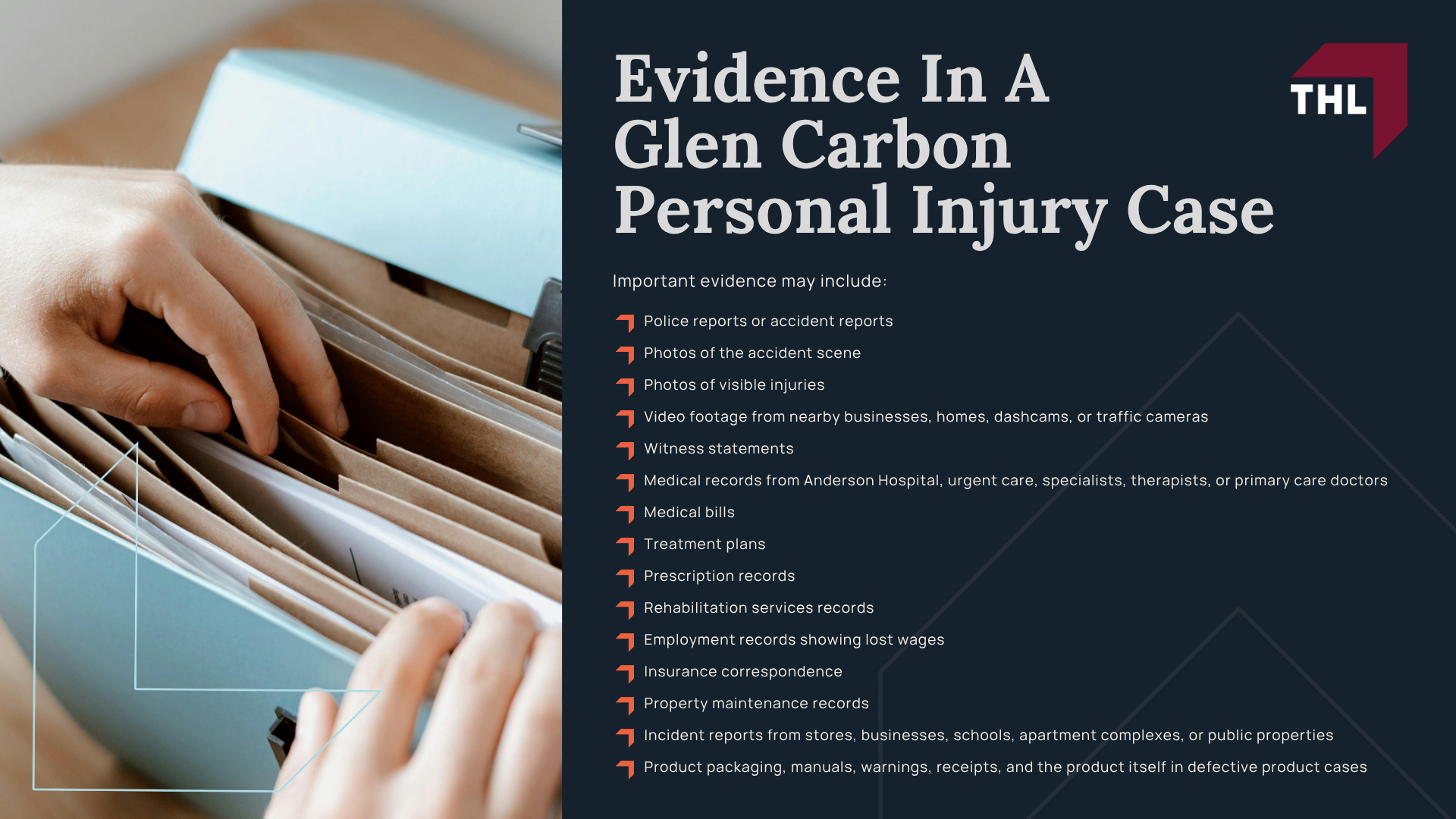 What Types Of Glen Carbon Personal Injury Claims Can TorHoerman Law Assist Me With; How Our Personal Injury Lawyers Can Help You; How Much Does It Cost To Hire A Glen Carbon Personal Injury Lawyer From TorHoerman Law; What Is The Process Of A Glen Carbon Personal Injury Lawsuit; Do You Qualify For A Personal Injury Claim; Evidence In A Glen Carbon Personal Injury Case
