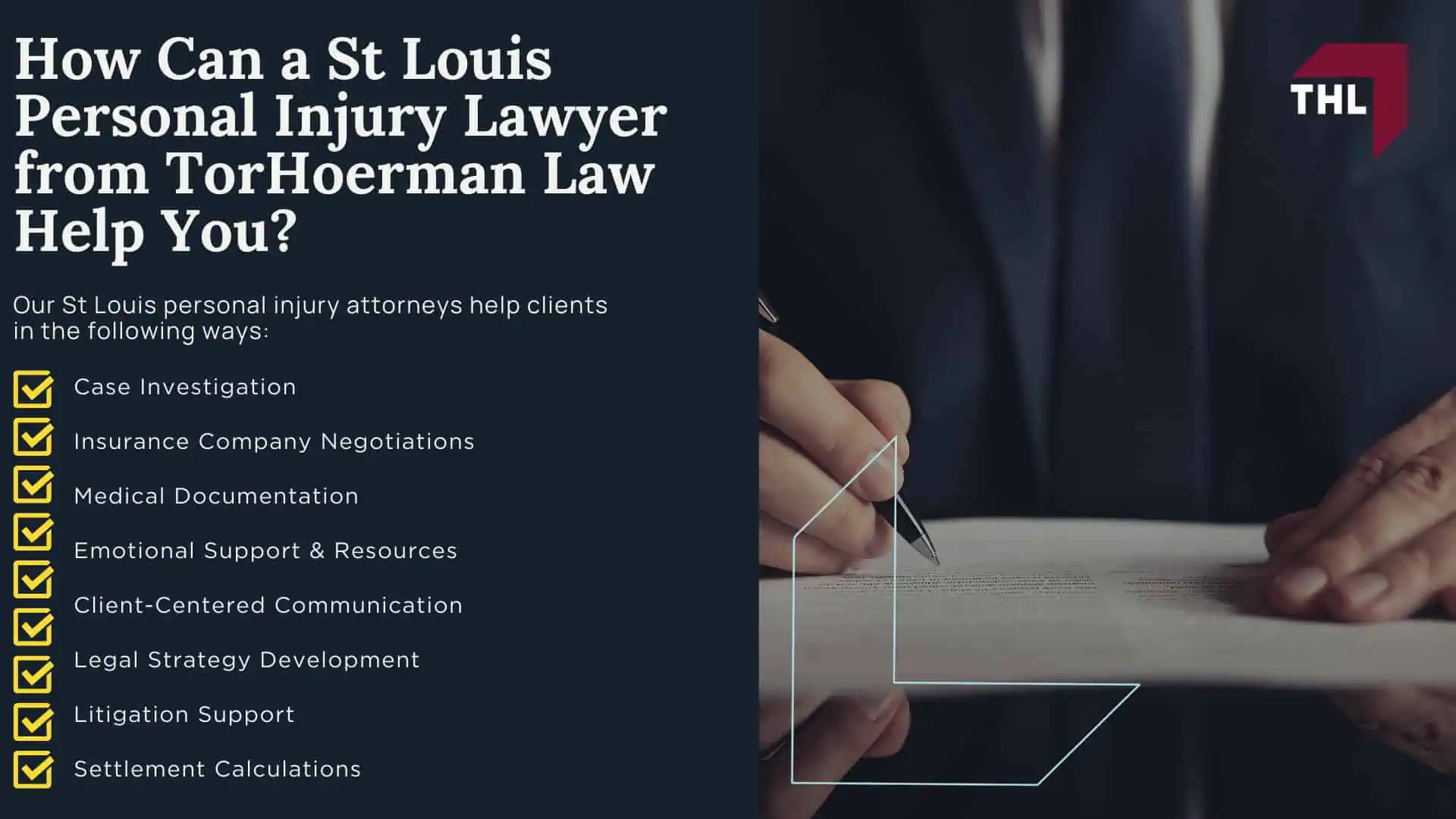 How Can a St Louis Personal Injury Lawyer from TorHoerman Law Help You