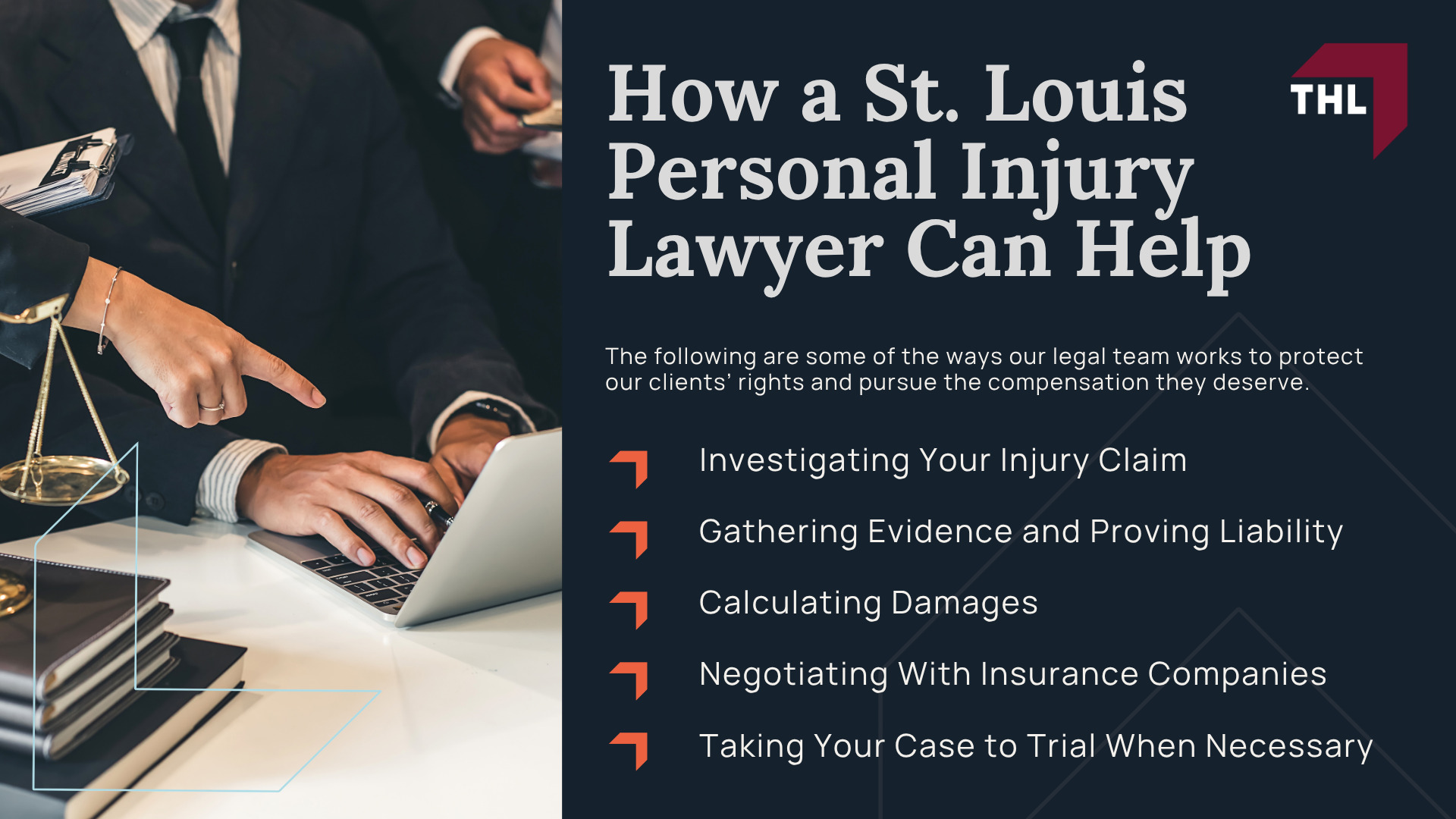 Why Choose TorHoerman Law After a Serious Injury; Our St. Louis Personal Injury Attorneys Get Results; Personal Injury Cases We Handle in St. Louis; What To Do After a Serious Injury in St. Louis; How a St. Louis Personal Injury Lawyer Can Help