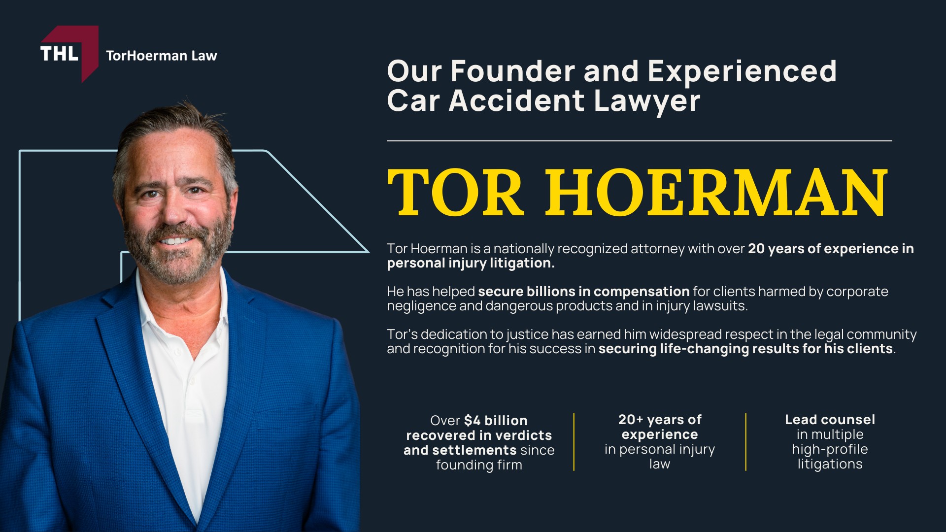 What types of St Louis personal injury claims can TorHoerman Law assist me with; Meet Our St Louis Personal Injury Attorneys; Our Founder and Experienced St. Louis Car Accident Lawyer_ Tor Hoerman