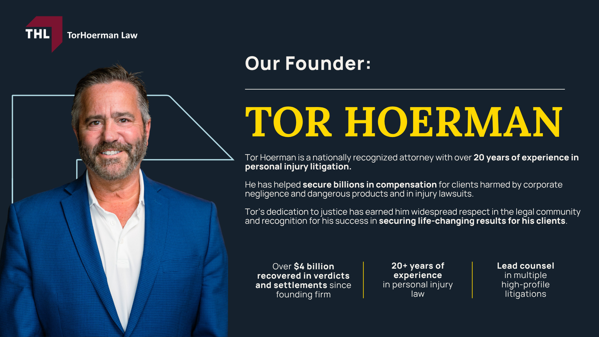 Our Founder and Experienced St. Louis Car Accident Lawyer_ Tor Hoerman