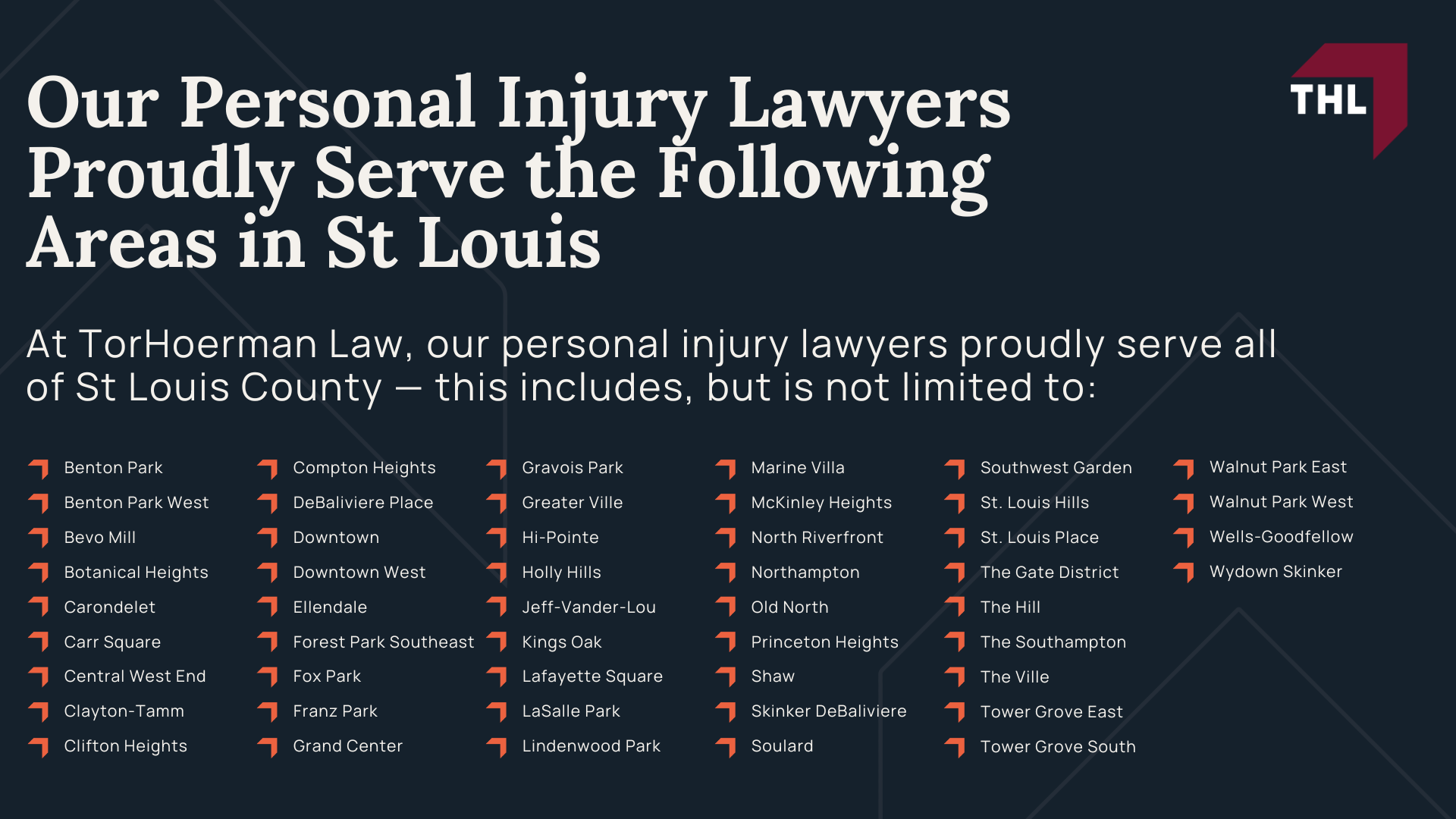What types of St Louis personal injury claims can TorHoerman Law assist me with; Meet Our St Louis Personal Injury Attorneys; Our Founder and Experienced St. Louis Car Accident Lawyer_ Tor Hoerman; How Can a St Louis Personal Injury Lawyer from TorHoerman Law Help You; How Much Does it Cost to Hire a St Louis Personal Injury Lawyer from TorHoerman Law; Personal Injury Case Results Achieved by TorHoerman Law (THL); What is the Process of a St Louis Personal Injury Lawsuit; Do You Qualify for a St Louis Personal Injury Claim; TorHoerman Law_ Your St Louis Personal Injury Attorney; Our Personal Injury Lawyers Proudly Serve the Following Areas in St Louis