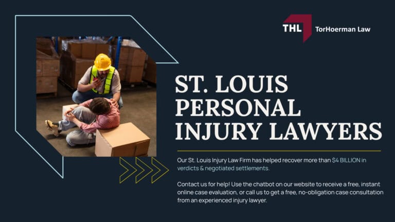 What types of St Louis personal injury claims can TorHoerman Law assist me with; Meet Our St Louis Personal Injury Attorneys; Our Founder and Experienced St. Louis Car Accident Lawyer_ Tor Hoerman; How Can a St Louis Personal Injury Lawyer from TorHoerman Law Help You; How Much Does it Cost to Hire a St Louis Personal Injury Lawyer from TorHoerman Law; Personal Injury Case Results Achieved by TorHoerman Law (THL); What is the Process of a St Louis Personal Injury Lawsuit; Do You Qualify for a St Louis Personal Injury Claim; TorHoerman Law_ Your St Louis Personal Injury Attorney; Our Personal Injury Lawyers Proudly Serve the Following Areas in St Louis; The #1 St. Louis Personal Injury Lawyers - FEATURED IMAGE - TorHoerman Law; Why Choose TorHoerman Law After a Serious Injury; Our St. Louis Personal Injury Attorneys Get Results; Personal Injury Cases We Handle in St. Louis; What To Do After a Serious Injury in St. Louis; How a St. Louis Personal Injury Lawyer Can Help; Gathering Evidence and Proving Liability; Common Injuries in Personal Injury Cases; Compensation Available in a Personal Injury Lawsuit; Missouri Personal Injury Laws That May Affect Your Case; Contact a St. Louis Personal Injury Lawyer Today
