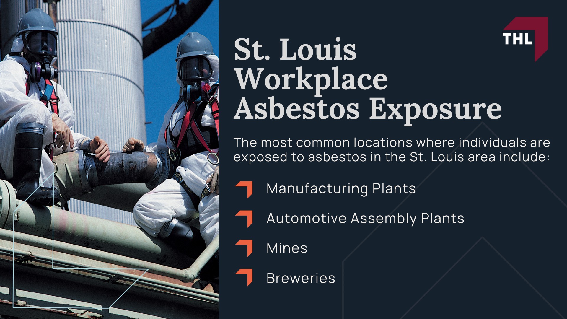 About Mesothelioma; Common Cause of Mesothelioma in St. Louis; Asbestos Exposure; What is Asbestos; Asbestos Exposure in St. Louis; How Does Asbestos Exposure Cause Mesothelioma; Symptoms of Mesothelioma; Car Accidents in St Louis By The Numbers; St. Louis Workplace Asbestos Exposure