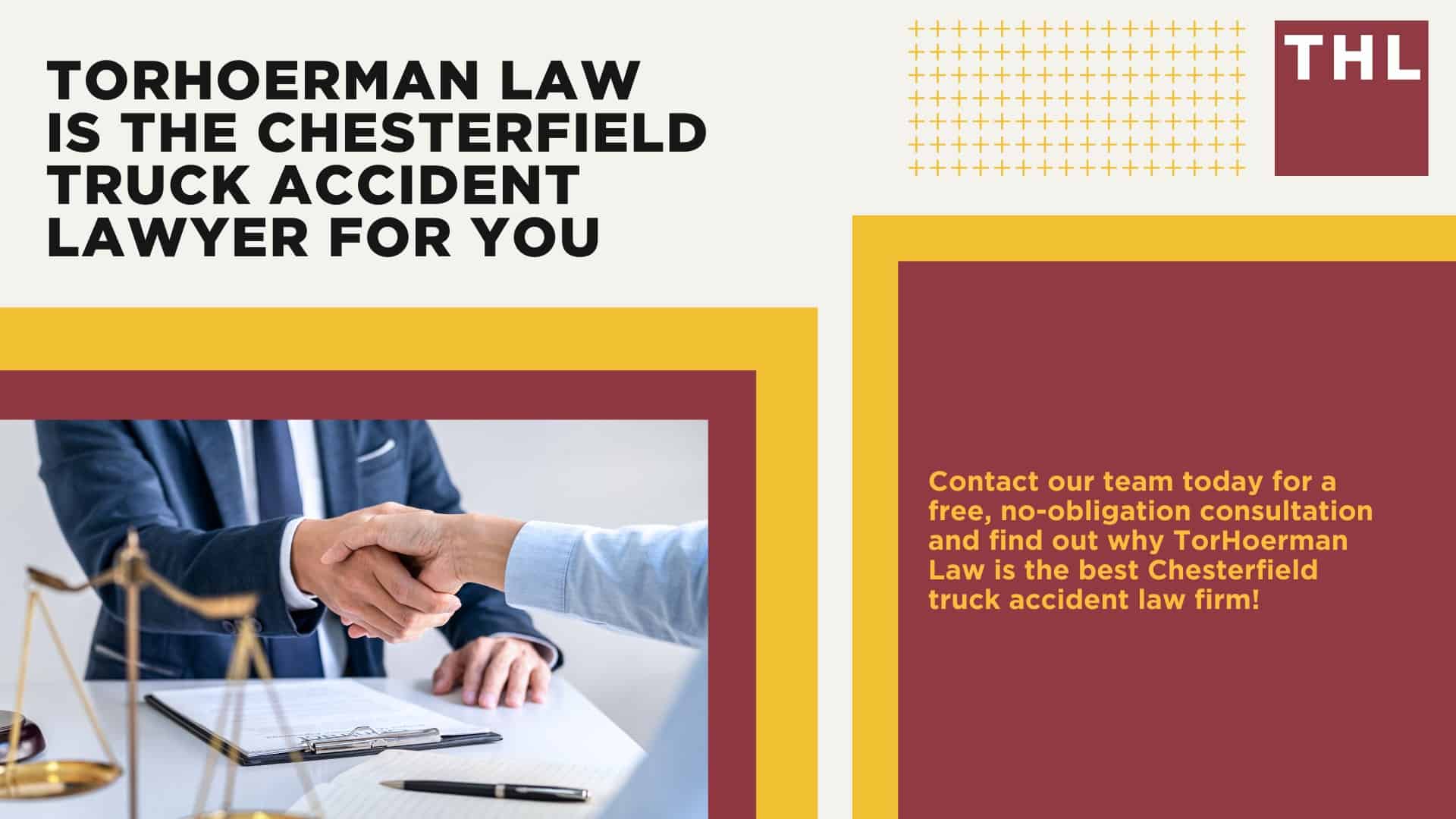 The #1 Chesterfield Truck Accident Lawyer; Truck Crash Statistics For Chesterfield, Missouri; What Causes A Truck Accident; Missouri truck safety and guidelines; Legal truck requirements for chesterfield; What does a truck accident lawsuit looks like