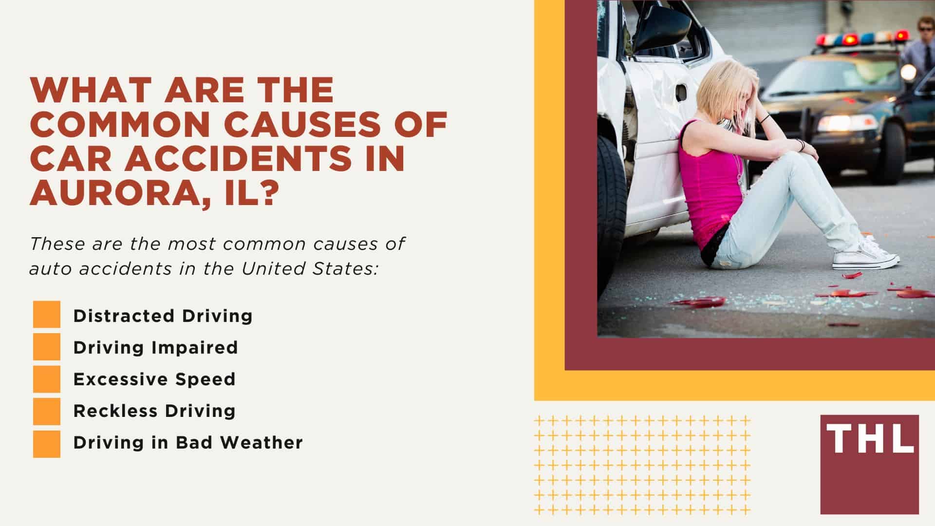 Aurora Car Accident Lawyer; About Aurora, Illinois; Aurora Car Accident Lawyer; Aurora, IL Car Accident Statistics; What Are the Common Causes of Car Accidents in Aurora, IL