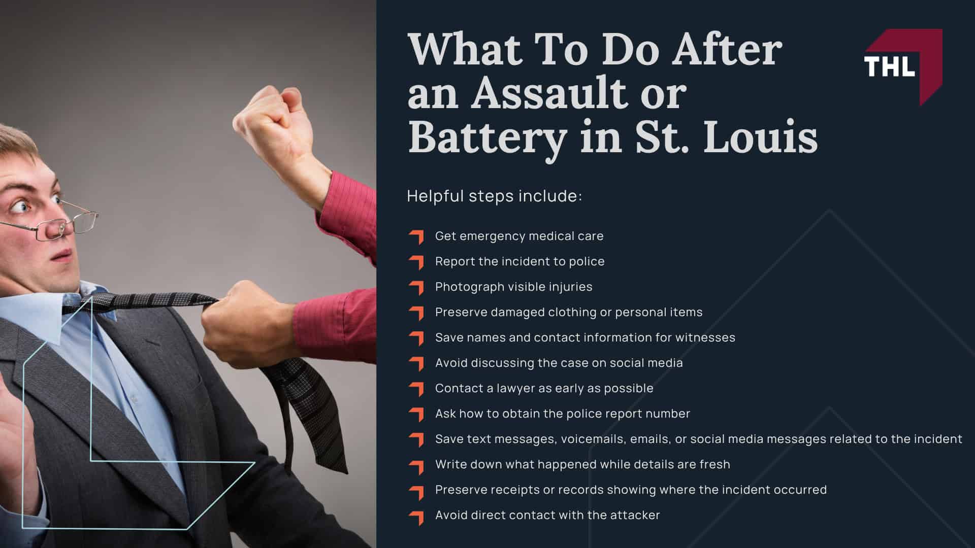 What To Do After an Assault or Battery in St. Louis