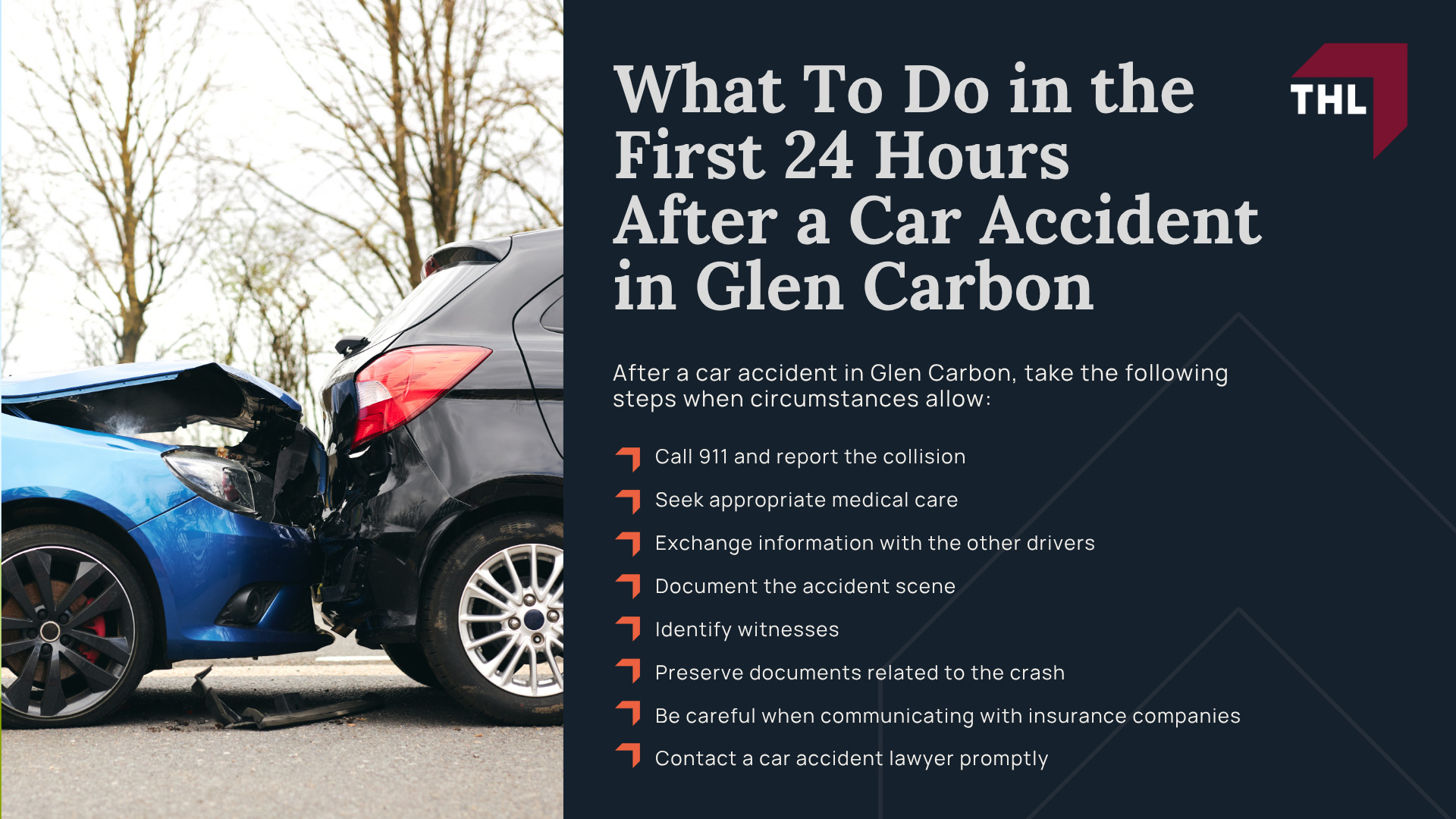 What To Do in the First 24 Hours After a Car Accident in Glen Carbon