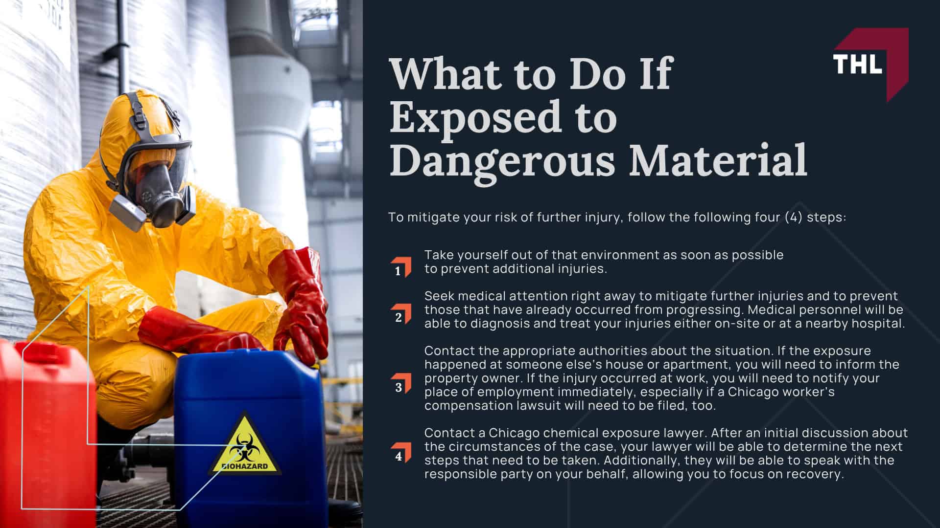 Common Chicago Chemical Exposure Injuries; What to Do If Exposed to Dangerous Material
