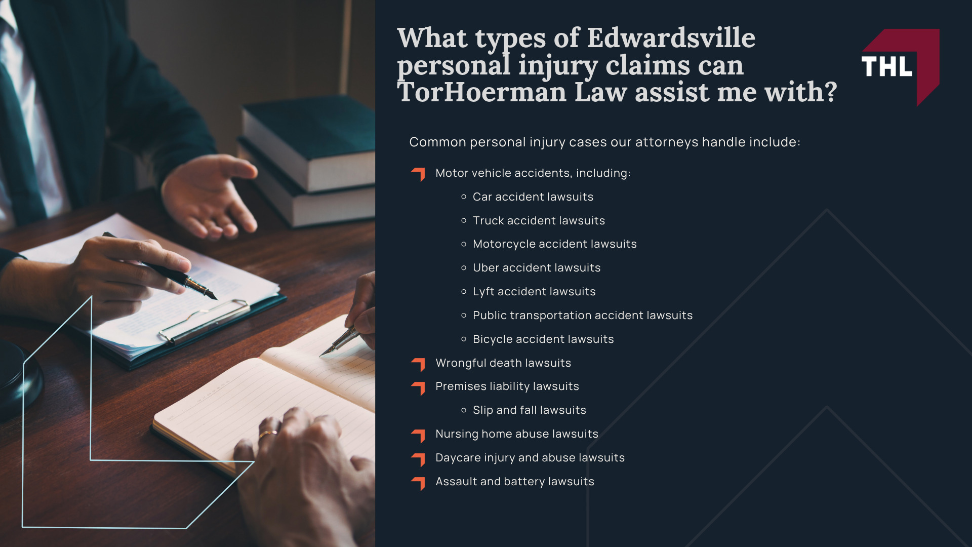 What types of Edwardsville personal injury claims can TorHoerman Law assist me with
