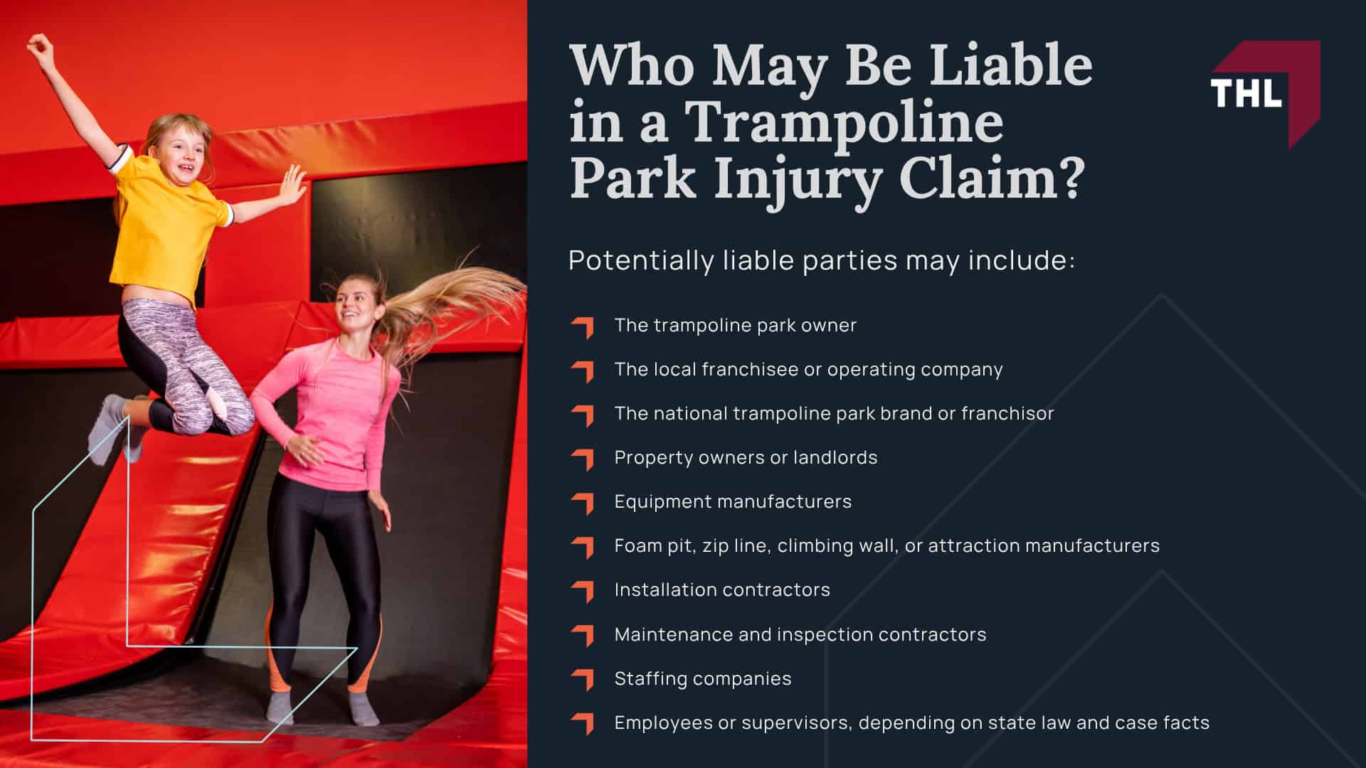 Trampoline Park Injury Lawsuits_ Was Your Child Injured; When a Trampoline Park Injury May Lead to a Lawsuit; Unsafe Equipment or Poor Maintenance; Lack of Supervision or Overcrowding; Lack of Supervision or Overcrowding (2); Common Injuries Suffered at Trampoline Parks; Can You Sue After Signing a Waiver; Why a Signed Waiver Does Not Automatically End Your Case; Lawsuits Involving Injured Children; Who May Be Liable in a Trampoline Park Injury Claim