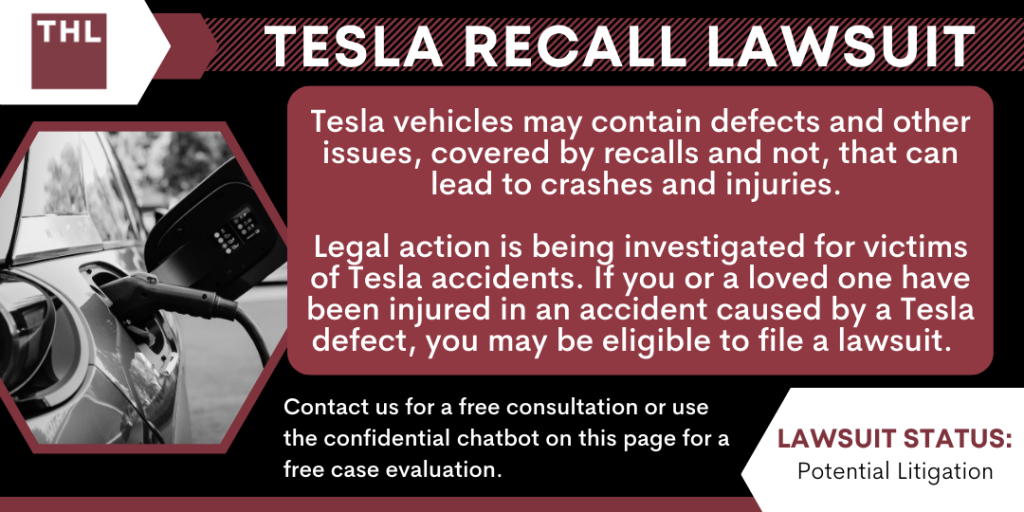 Tesla Recall Lawsuit; Tesla Recall; Tesla Lawsuit; Tesla Accident; Tesla Crash; Tesla Lawyer; Tesla Crash; Tesla Recall Lawyer; Tesla Recall Lawsuits; Tesla Class Action Lawsuit