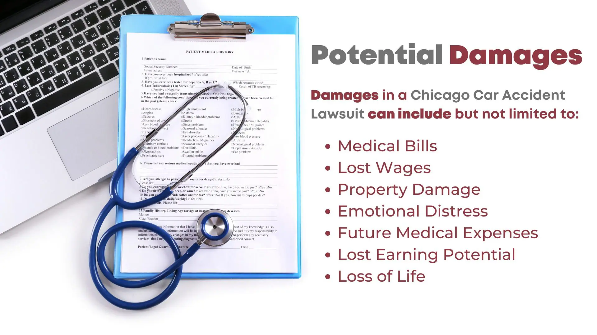 Chicago Car Accident Damages; Chicago Car Accident Injury