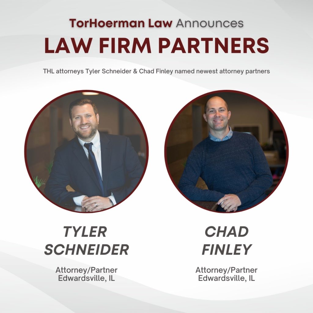 Chad Finley partner torhoerman law; Tyler Schneider partner torhoerman law