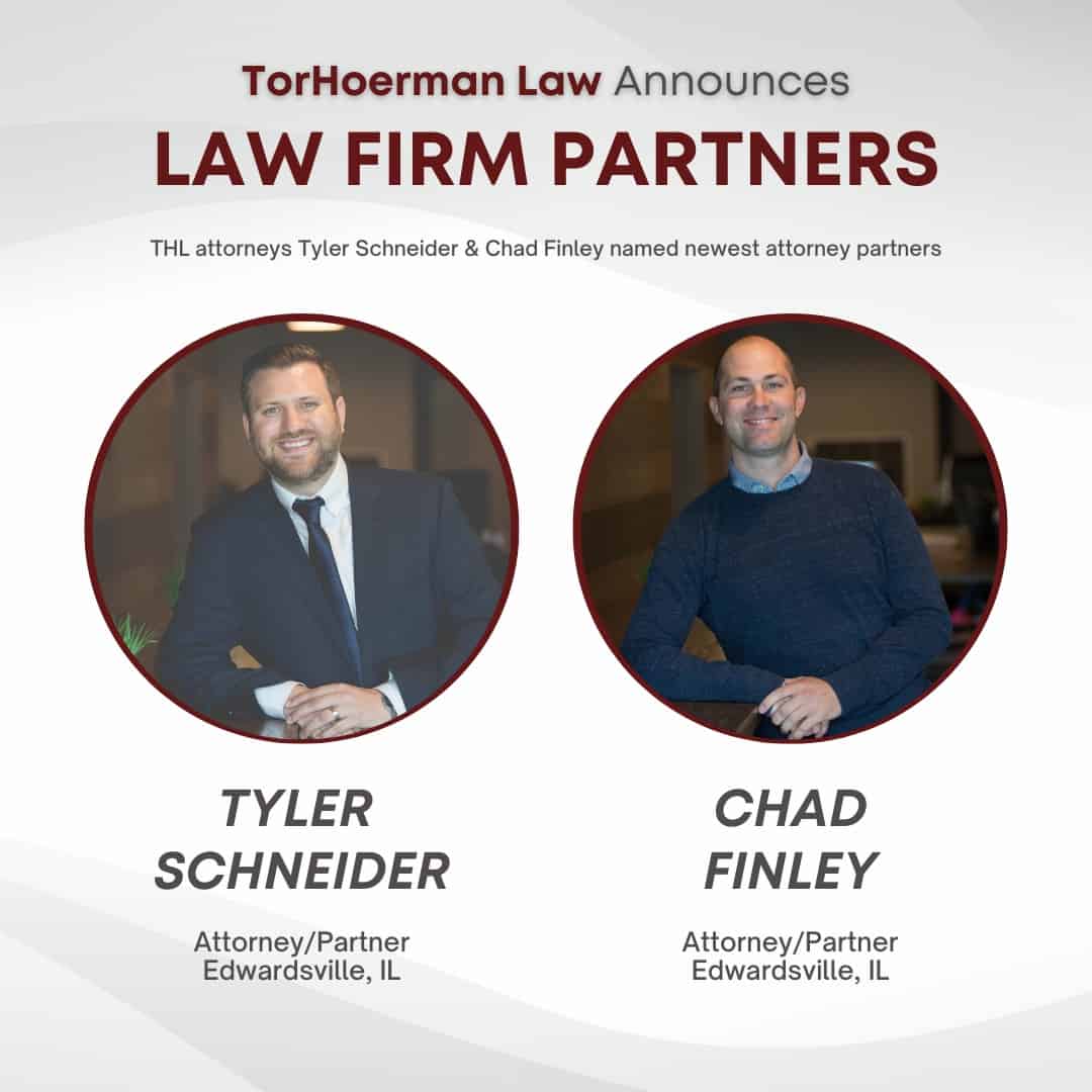Chad Finley partner torhoerman law; Tyler Schneider partner torhoerman law