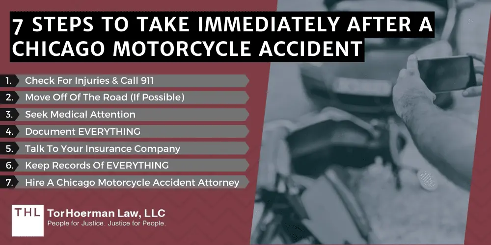 7 Steps to Take Immediately after a Chicago Motorcycle Accident