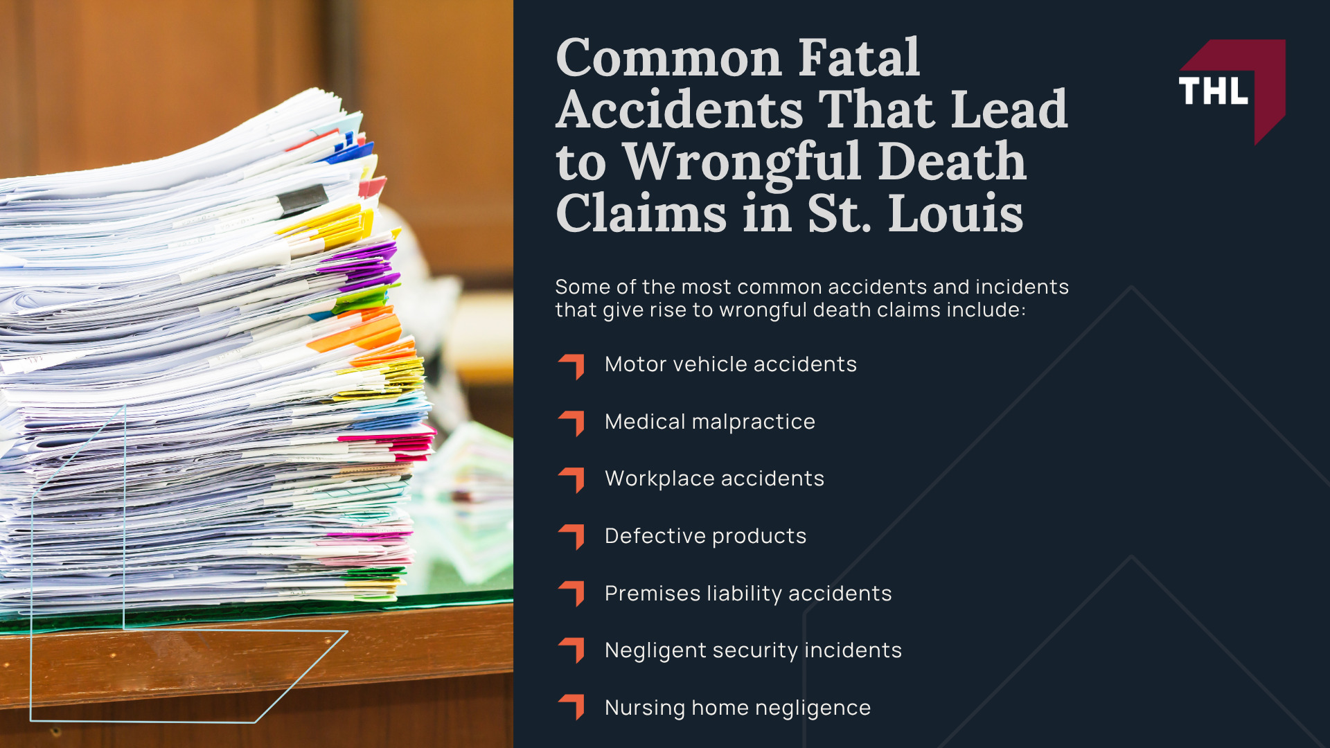 Wrongful Death Claims Compensate Surviving Families; Wrongful Death Claims vs. Survival Actions; Why Choose TorHoerman Law for a Wrongful Death Case; Our St. Louis Wrongful Death Attorneys Get Results; Investigating a Wrongful Death Claim_ Steps and Timeline; Common Fatal Accidents That Lead to Wrongful Death Claims in St. Louis