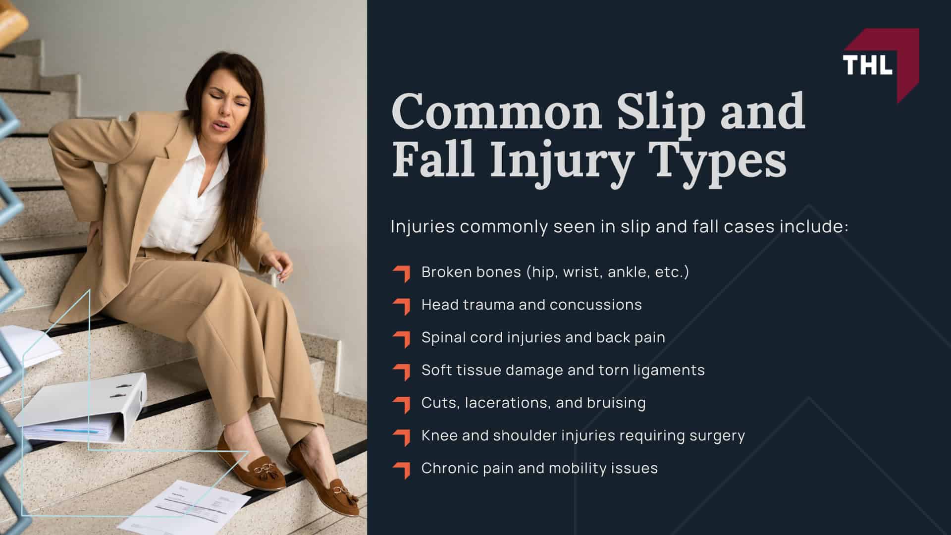 Meet Our Team of Chicago Slip and Fall Accident Lawyers; What Is A Slip and Fall Accident; Common Types of Slip and Fall Accidents; Meet Our Team of Chicago Slip and Fall Accident Lawyers; What Is A Slip and Fall Accident; Common Types of Slip and Fall Accidents; Common Slip and Fall Injury Types