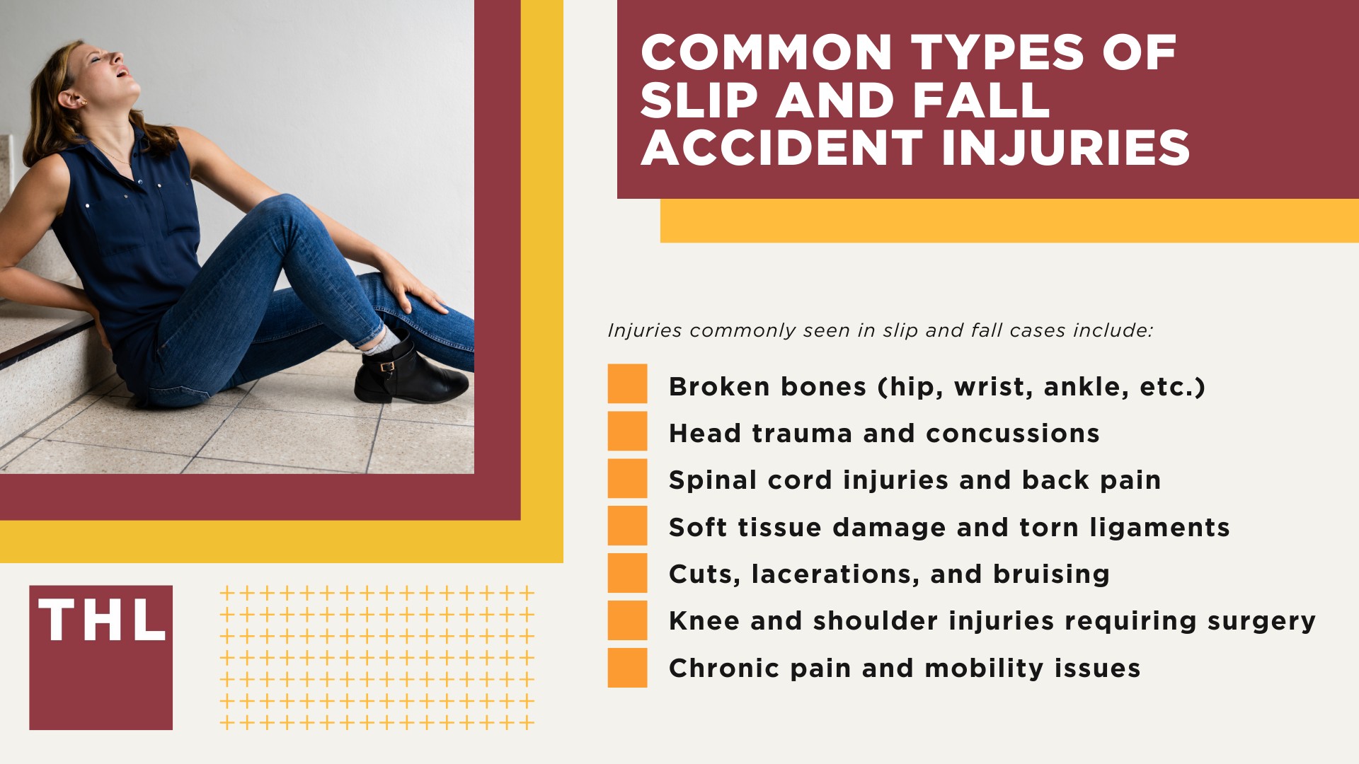 Meet Our Team of St Louis Slip and Fall Accident Lawyers; What Is A Slip and Fall Accident; Common Types of Slip and Fall Accidents; Common Types of Slip and Fall Accident Injuries