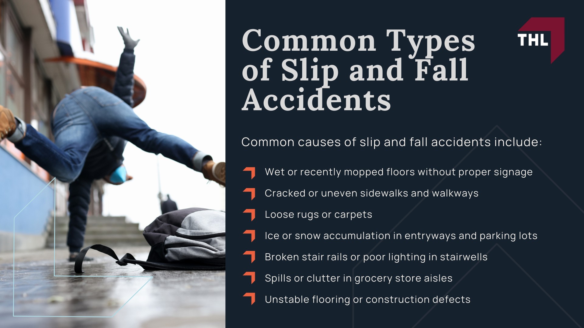 Common Types of Slip and Fall Accidents; Common Types of Slip and Fall Accidents