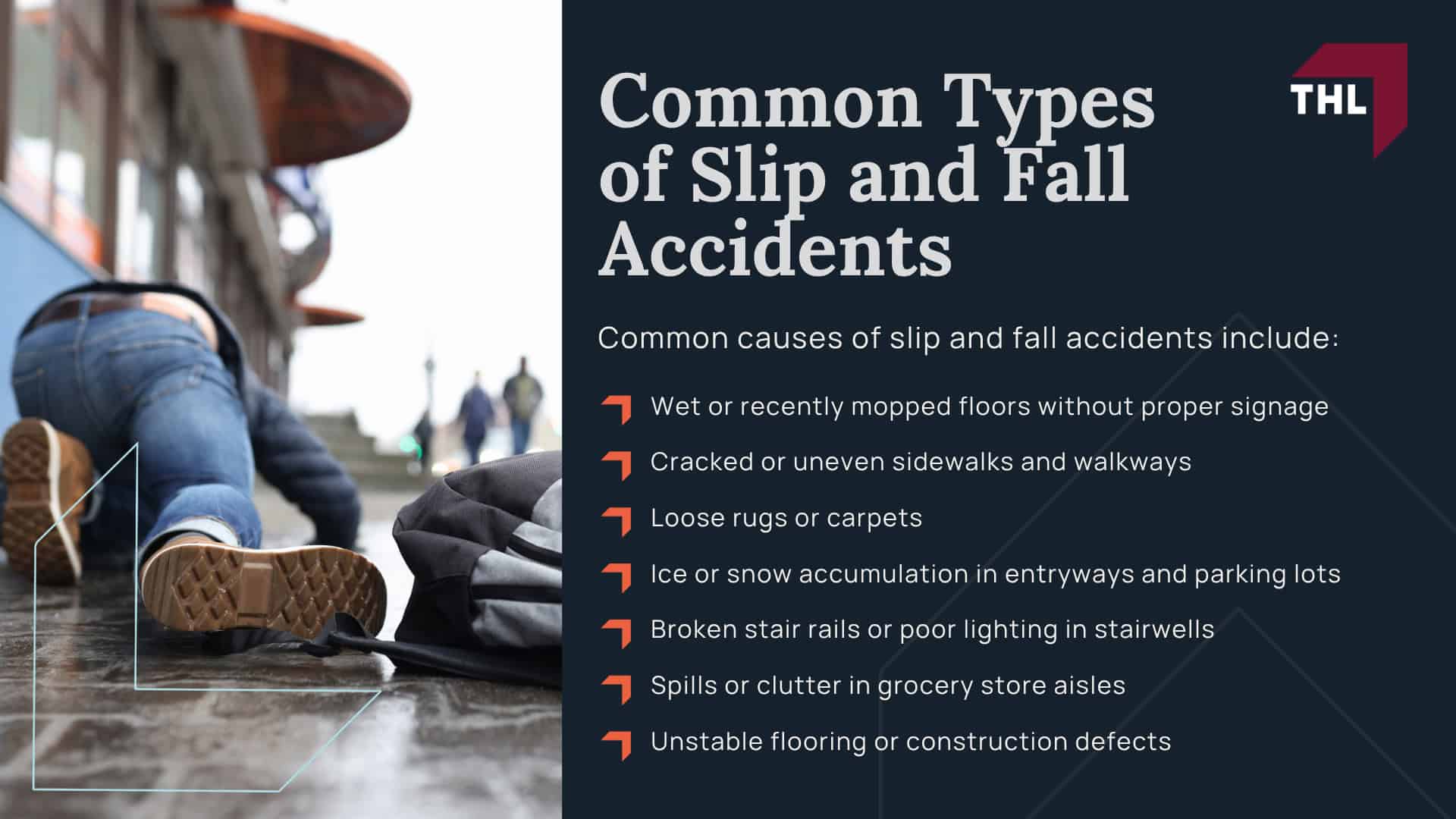 Meet Our Team of Chicago Slip and Fall Accident Lawyers; What Is A Slip and Fall Accident; Common Types of Slip and Fall Accidents