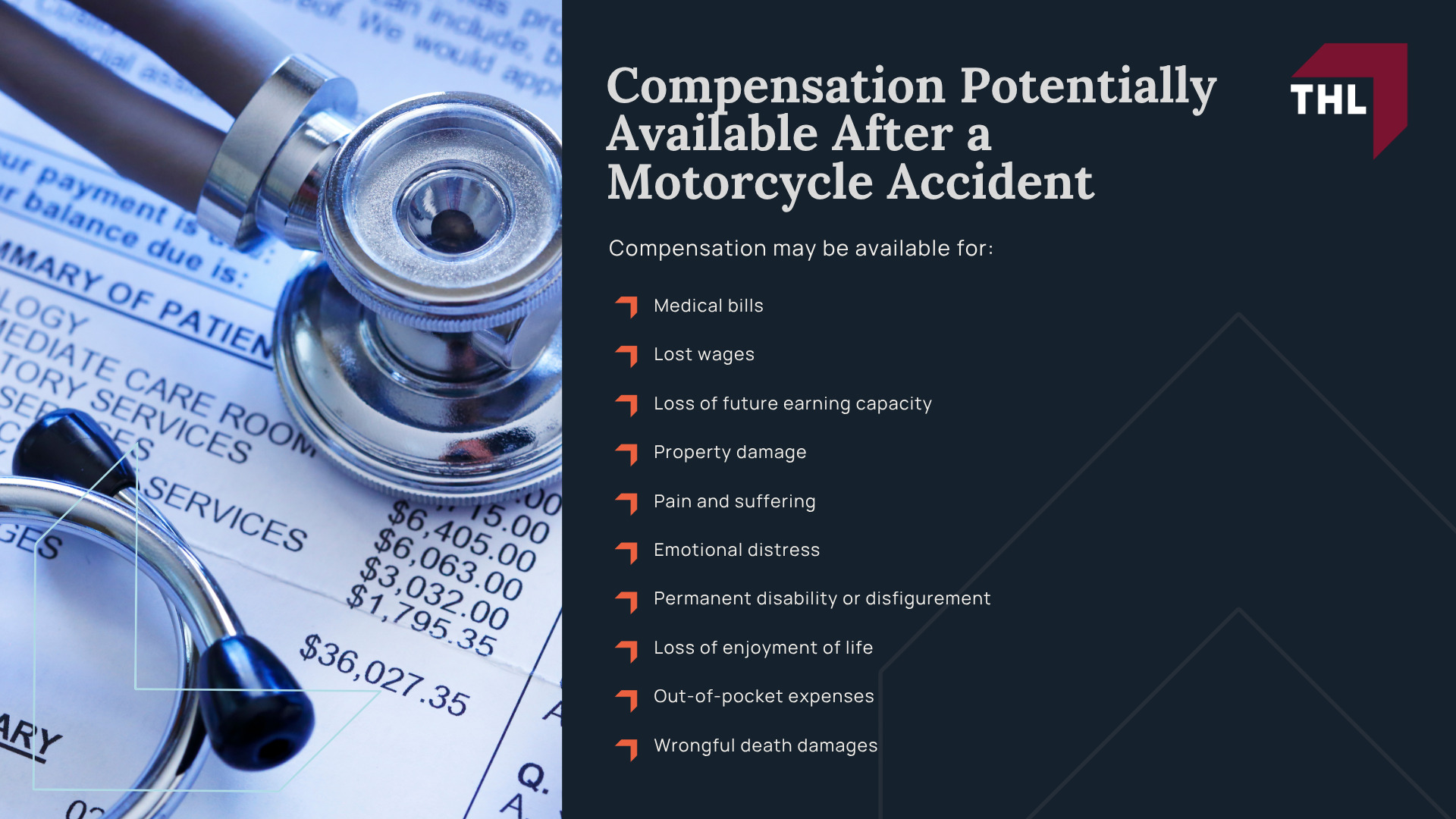 Compensation Potentially Available After a Motorcycle Accident