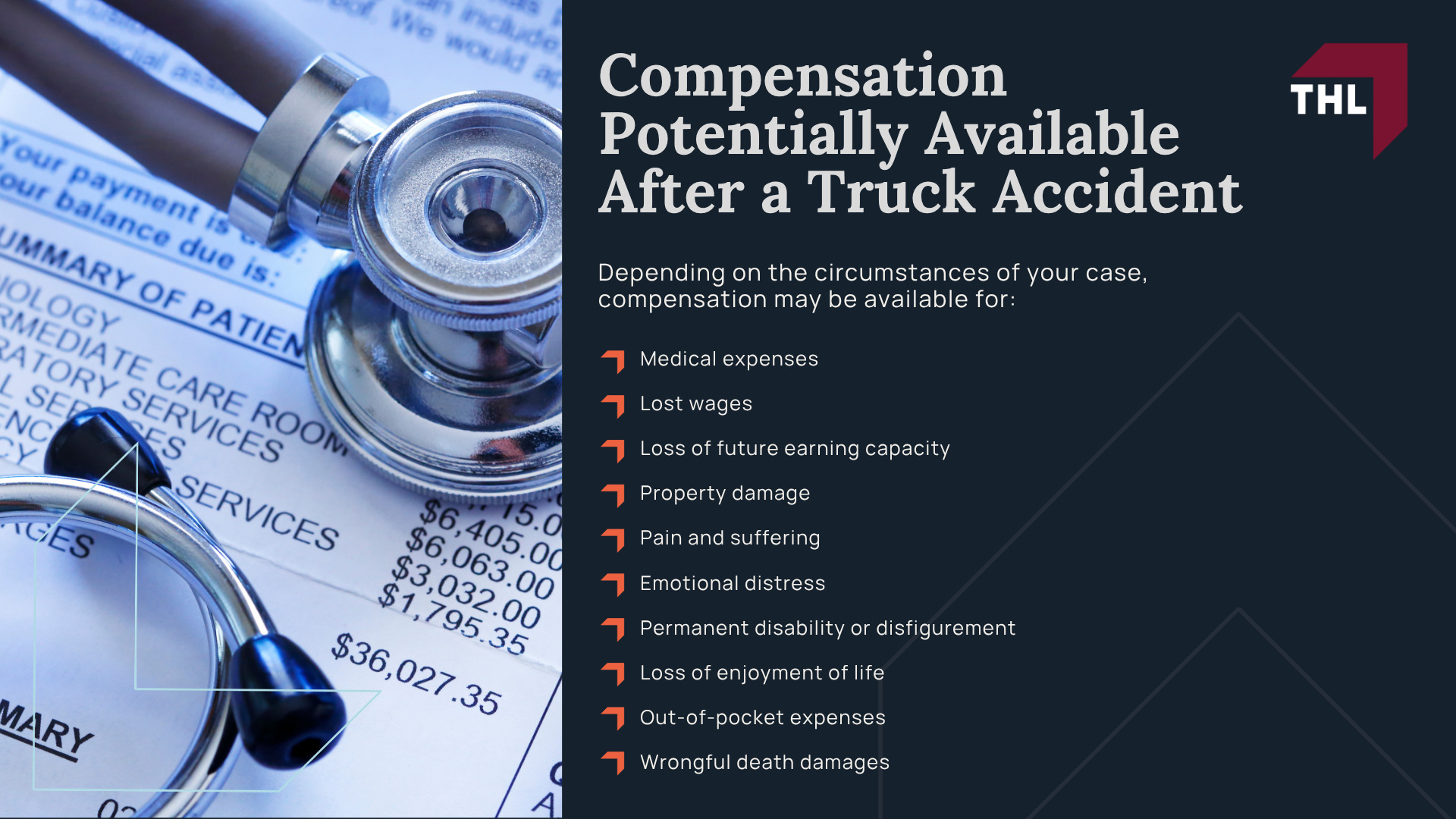 Compensation Potentially Available After a Truck Accident