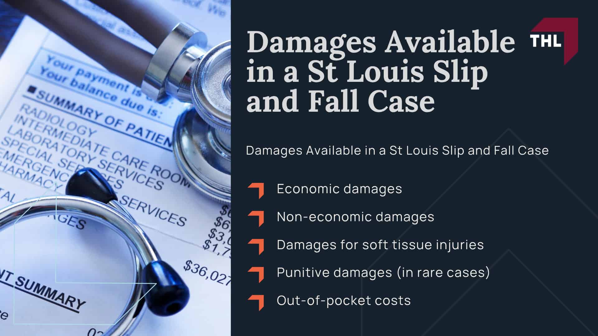 Meet Our Team of St Louis Slip and Fall Accident Lawyers; What Is A Slip and Fall Accident; Common Types of Slip and Fall Accidents; Common Slip and Fall Injury Types; Steps to Take After a Slip and Fall Accident in St Louis; Gathering Evidence for a Slip and Fall Claim; The Responsibilities of St Louis Property Owners and Premises Liability Claims Explained; Damages Available in a St Louis Slip and Fall Case