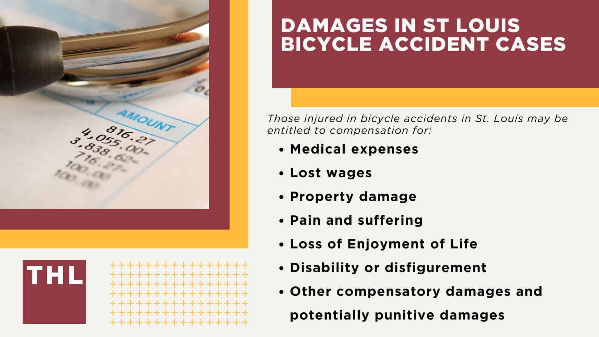 Damages in St Louis Bicycle Accident Cases