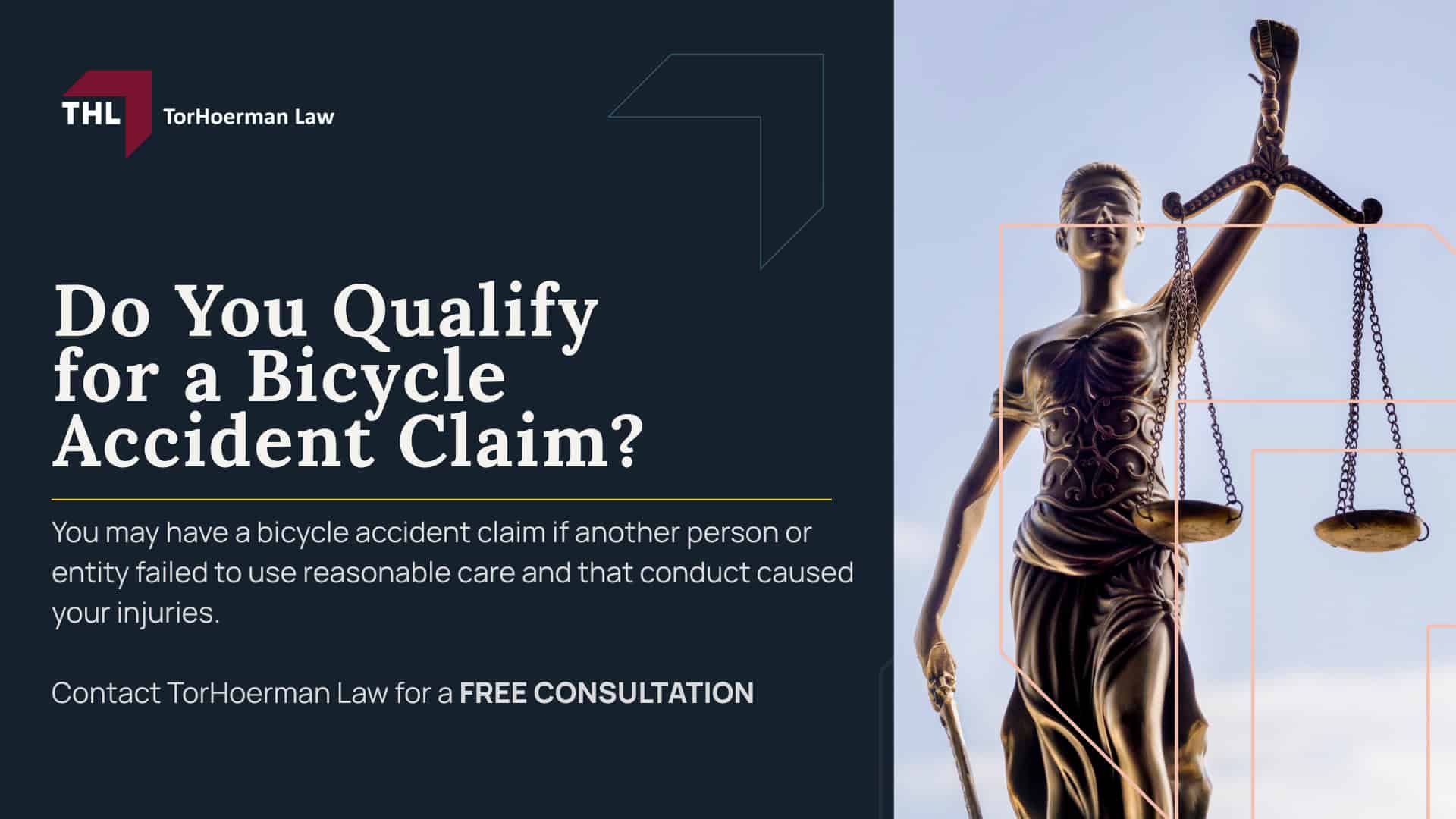 Meet Our St Louis Bicycle Accident Lawyers; Our Founder Tor Hoerman; What to Do After a Bike Accident Involving a Car in St. Louis; What Laws are Relevant to St Louis Bicycle Accidents; Common Causes of Bicycle Injuries; Common Bicycle Accident Injuries; The Legal Process for Bicycle Accident Claims in St Louis; Do You Qualify for a Bicycle Accident Claim; TorHoerman Law_ Your Experienced Bicycle Accident Lawyer; Our Bicycle Accident Lawyers Proudly Serve the Following Areas in St Louis; The #1 St. Louis Bicycle Accident Lawyer - FEATURED IMAGE - TorHoerman Law; What to Do After a Bike Accident Involving a Car in St. Louis; Missouri Bike Law and Traffic Rules That May Affect a Bicycle Accident Claim; Why Bicycle Accident Claims Are Often Disputed; Common Types and Causes of Bicycle Accidents in St. Louis; Common Bicycle Accident Injuries; Do You Qualify for a Bicycle Accident Claim