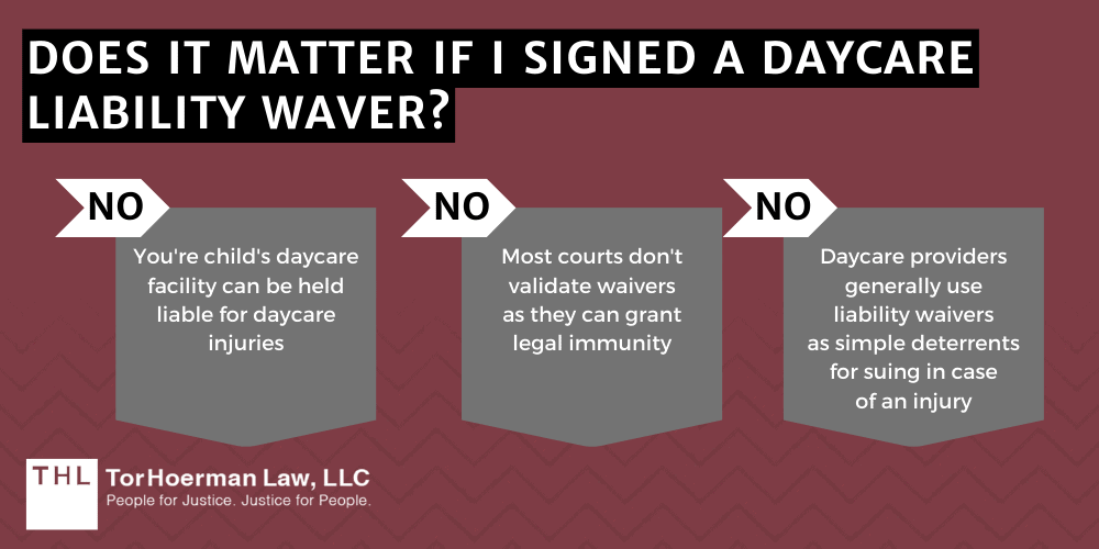 Daycare injury liability waiver