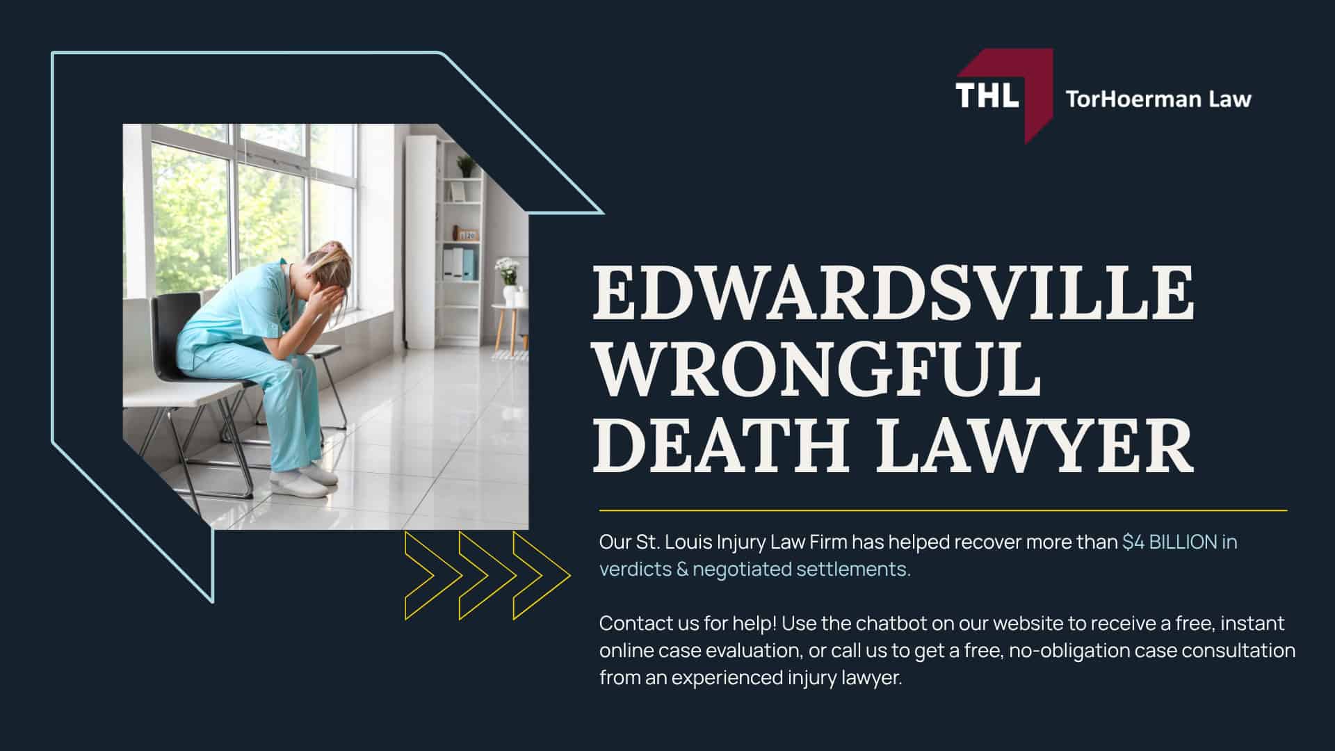 Edwardsville Wrongful Death Lawyer; Meet Our Team of Edwardsville Wrongful Death Lawyers; How Much Does it Cost to Hire a Wrongful Death Attorney; The Legal Process for a Wrongful Death Lawsuit in Illinois; Who is Eligible to File a Wrongful Death Claim in Illinois; The Statute of Limitations for an Edwardsville Wrongful Death Claim; Do You Qualify for a Wrongful Death Lawsuit; Evidence in Wrongful Death Cases; Potential Compensation in Wrongful Death Cases; TorHoerman Law_ Hire an Experienced Wrongful Death Lawyer Today