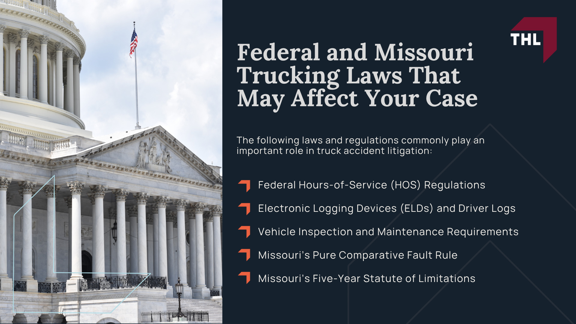 Federal and Missouri Trucking Laws That May Affect Your Case