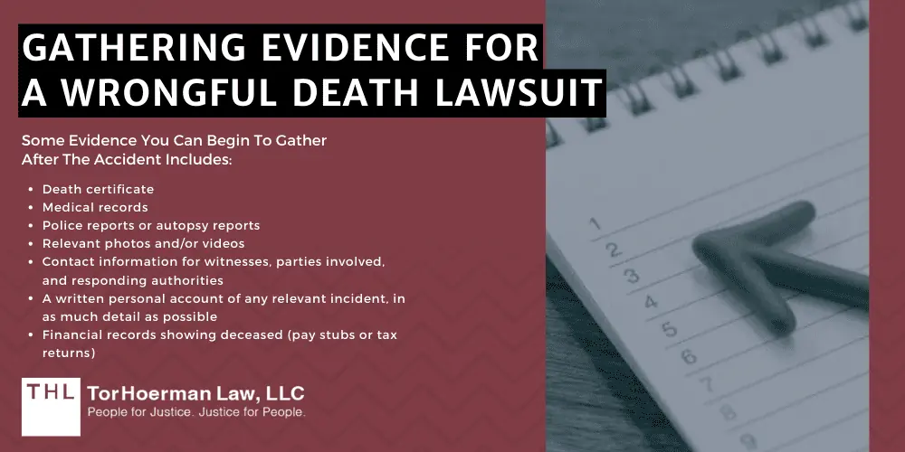 Filing a Wrongful Death Lawsuit in Edwardsville IL gathering evidence