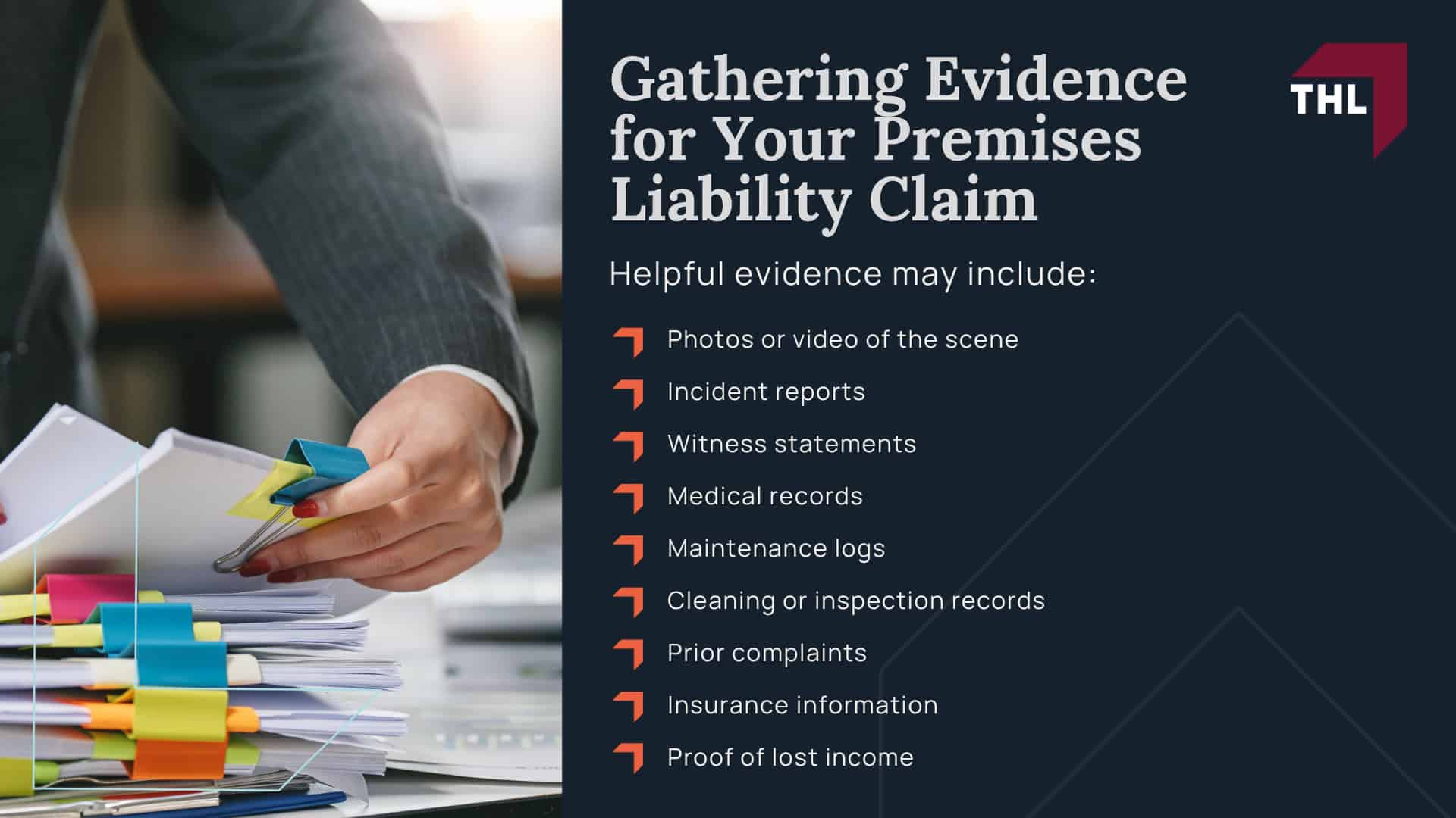 Gathering Evidence for Your Premises Liability Claim