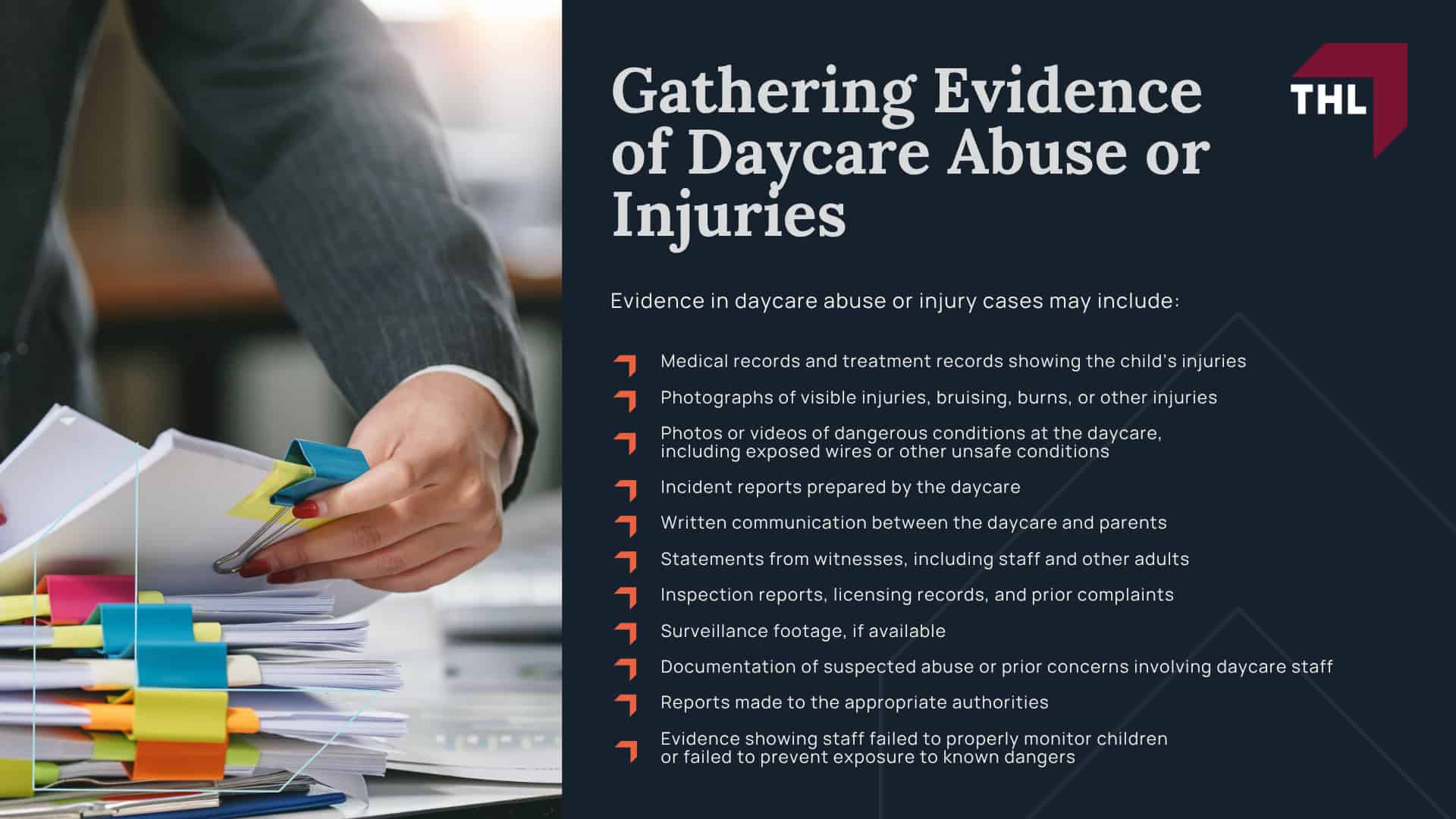 Gathering Evidence of Daycare Abuse or Injuries