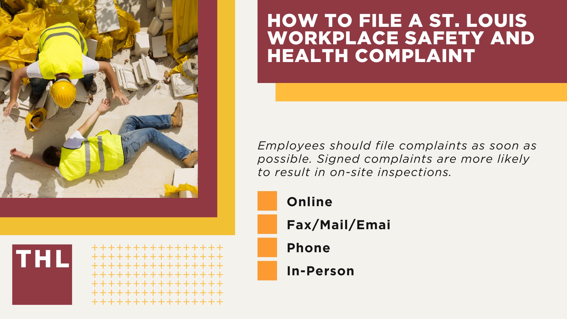 STL Construction Workers Face an Increased Risk of Serious Injuries and Wrongful Death; Common Construction Injuries; How Do I File a Complaint against a St Louis Construction Company; How to File a St. Louis Workplace Safety and Health Complaint
