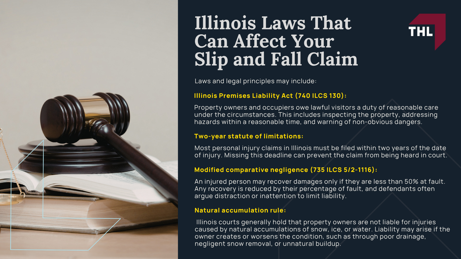 Why Hire an Edwardsville Slip and Fall Lawyer; Do You Have a Slip and Fall Case; Who Can Be Held Liable in a Slip and Fall Claim; What Is a Slip and Fall Claim; Common Causes of Slip and Fall Accidents in Edwardsville; Common Places Slip and Fall Accidents Happen in Edwardsville; Common Injuries in Slip and Fall Cases; What To Do After a Slip and Fall Accident; Gathering Evidence for Your Slip and Fall Claim; Proving Negligence in a Slip and Fall Case; Damages in Edwardsville Slip and Fall Lawsuits; Illinois Laws That Can Affect Your Slip and Fall Claim