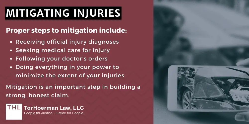 car accident lawsuit, edwardsville car accident lawyer, mitigating injuries