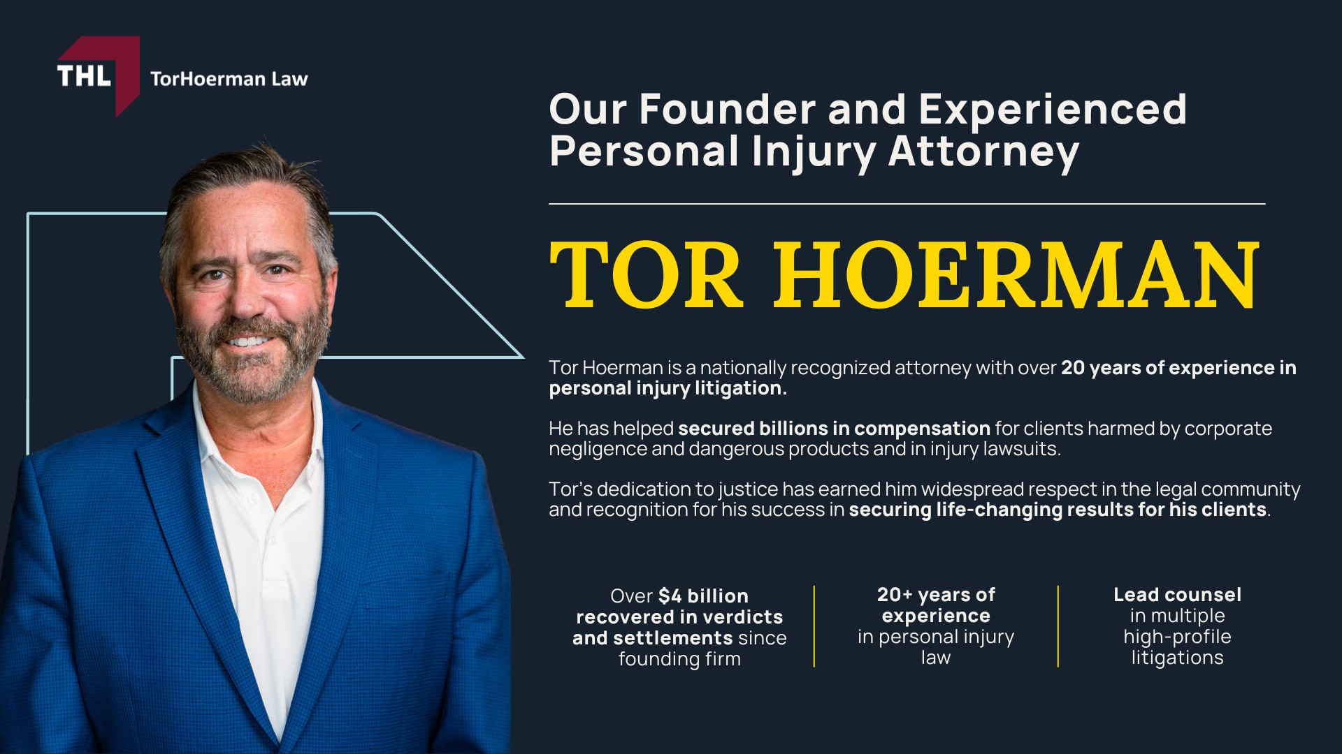 Meet Our Nursing Home Abuse Attorneys; Our Founder Tor Hoerman