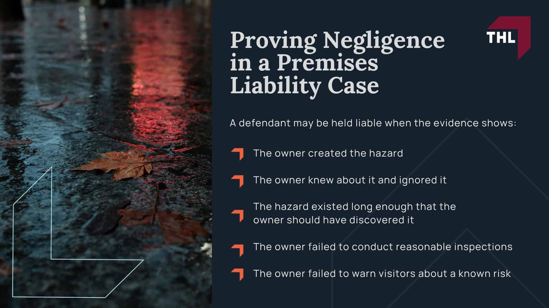 Proving Negligence in a Premises Liability Case