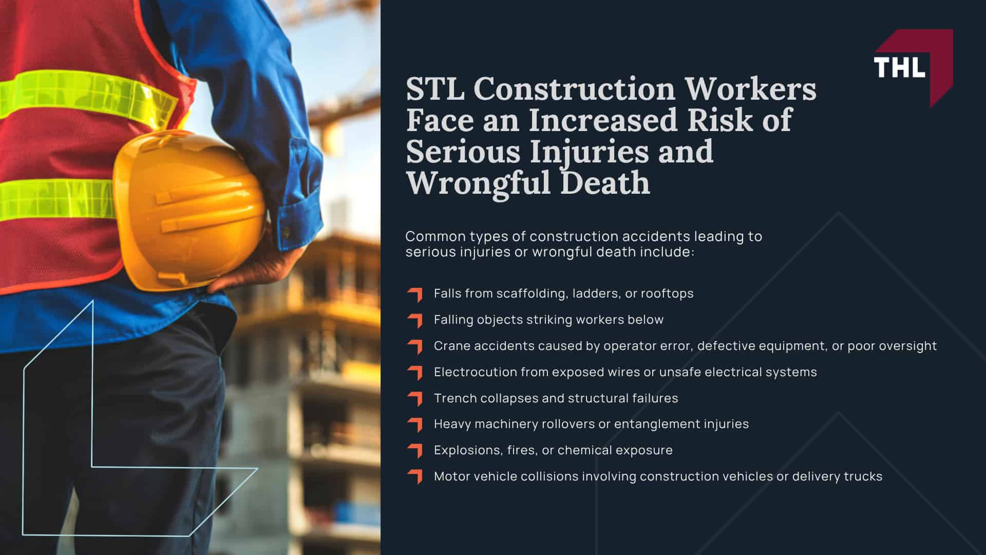 STL Construction Workers Face an Increased Risk of Serious Injuries and Wrongful Death