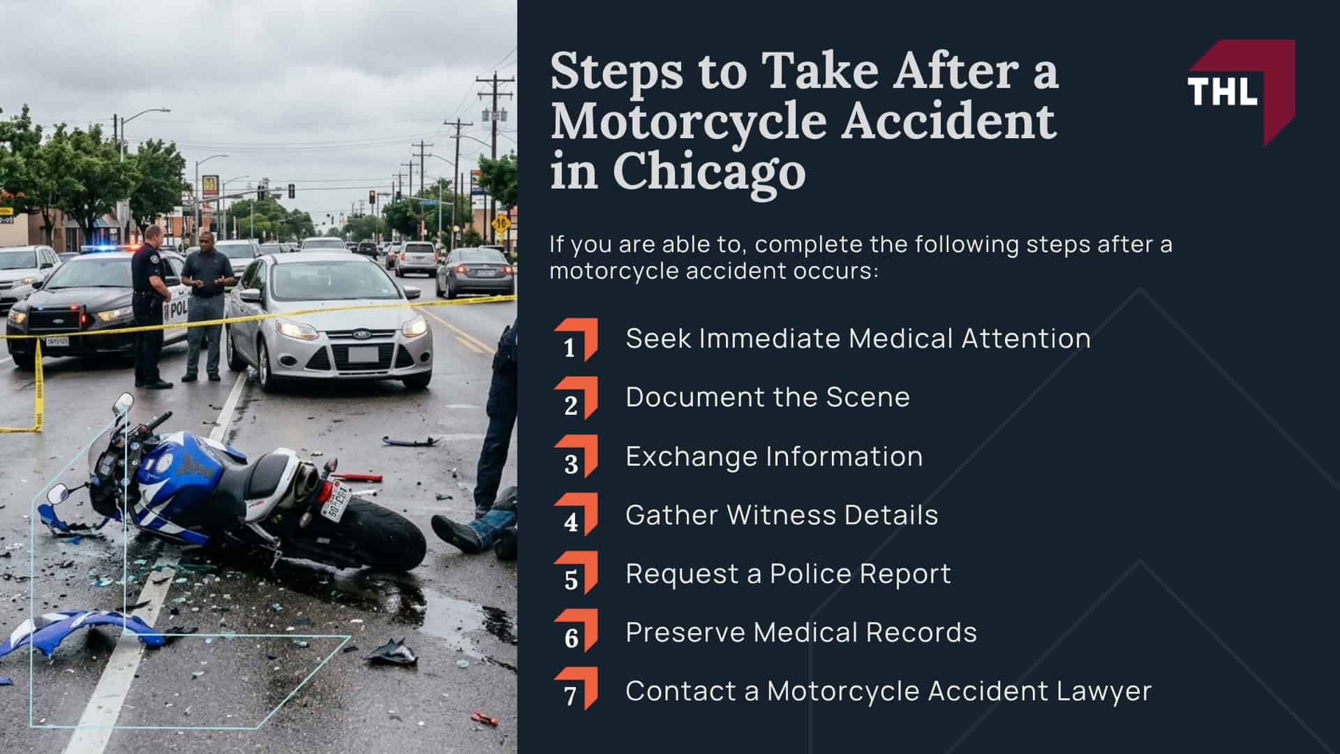 Our Chicago Motorcycle Accident Lawyers Get Results; Our Chicago Truck Accident Lawyers Get Results; How Much Does it Cost to Hire a Motorcycle Accident Lawyer; Steps to Take After a Motorcycle Accident in Chicago