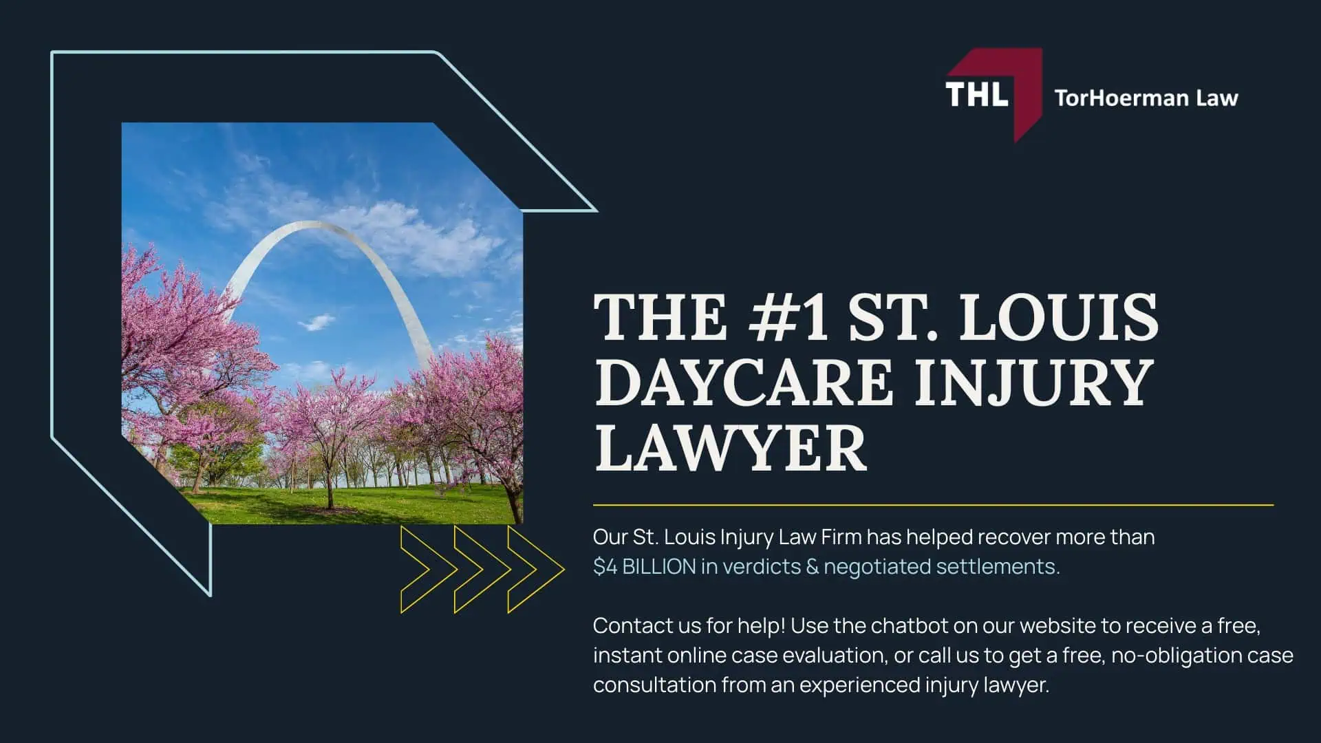 Meet Our St Louis Daycare Injury Attorneys; Our Founder_ Tor Hoerman; The Legal Process for Daycare Injury Claims in St. Louis; What to Do If Your Child's Injuries Were Caused by a Negligent Daycare Center; Common Daycare Injuries and Their Causes; How Can a St Louis Daycare Injury Lawyer Help You; Do You Qualify for a Daycare Injury Lawsuit; Gathering Evidence of Daycare Abuse or Injuries; Damages in Daycare Injury Claims; TorHoerman Law_ Experienced St Louis Daycare Injury Lawyers; The #1 St. Louis Daycare Injury Lawyer - FEATURED IMAGE - TorHoerman Law