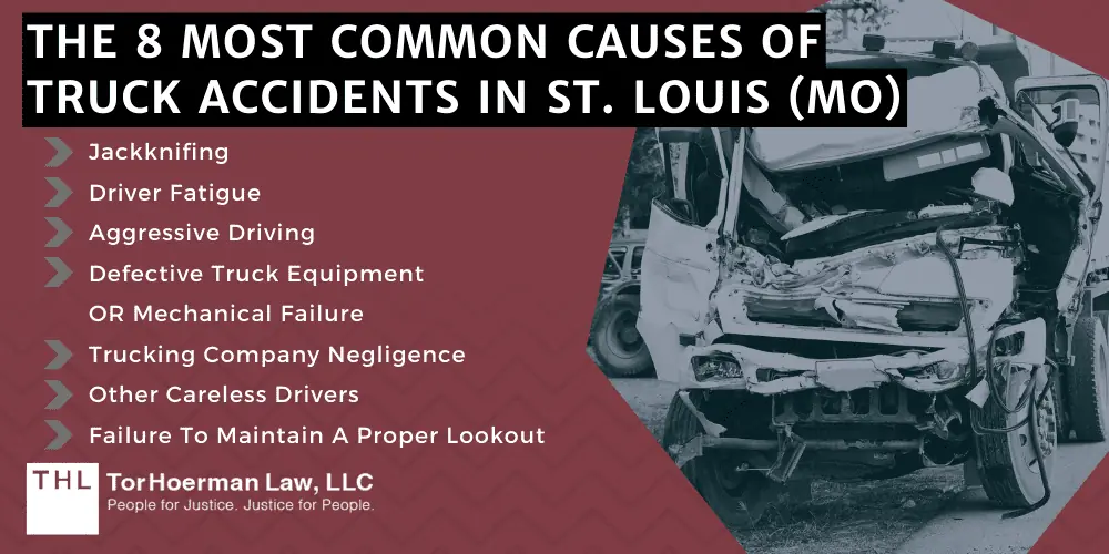 The 8 Most Common Causes of Truck Accidents in St. Louis (MO)